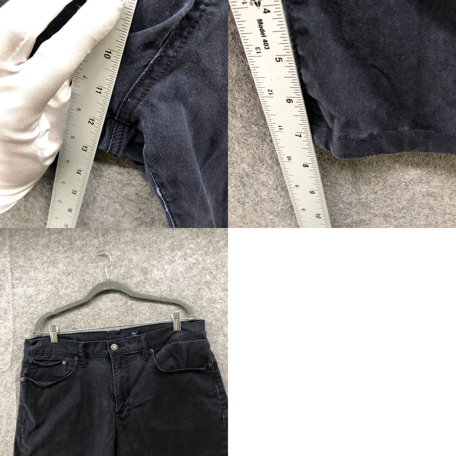 Lucky Brand Lucky Brand Slim Shorts Men 38 Navy Chino 5-Pocket Belt Loop Cotton Blend 7in Inseam Mens Size US 38 / EU 54 - 8 Thumbnail