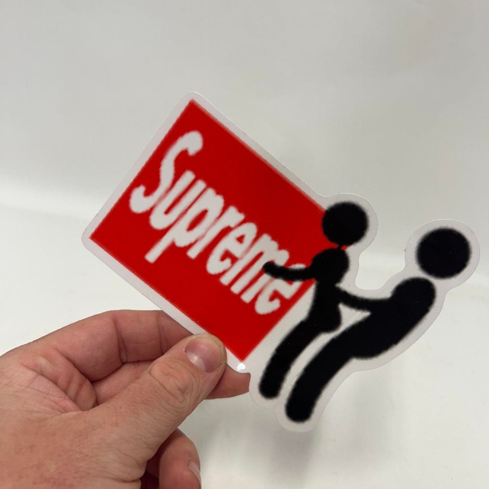 Supreme Supreme Money Box Logo Benjamin Franklin Sticker FW25