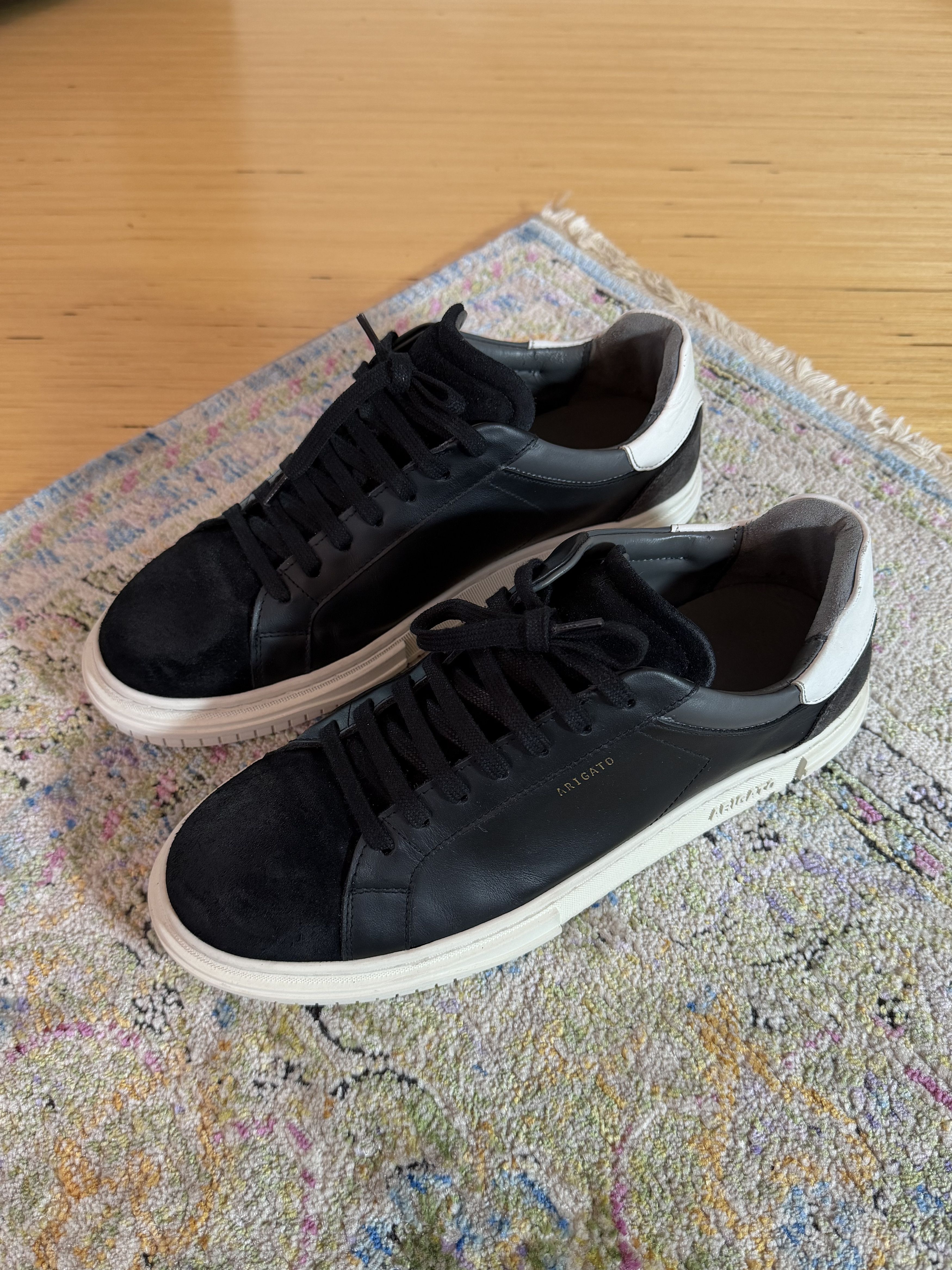 Axel Arigato Axel Arigato Atlas Black Suede Sneakers Size US 11 / EU 44 - 2 Thumbnail