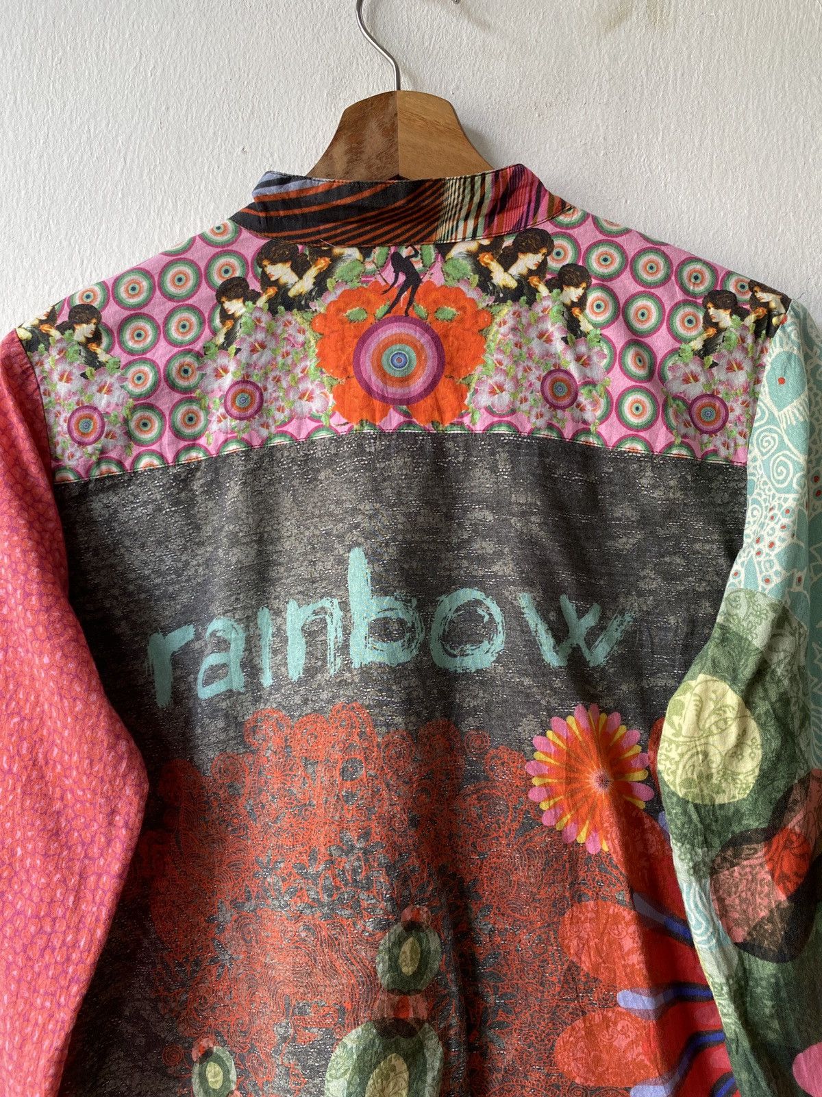 Desigual Desigual Floral Rainbow Design Overprint Long Sleeve Size US M / EU 48-50 / 2 - 10 Thumbnail
