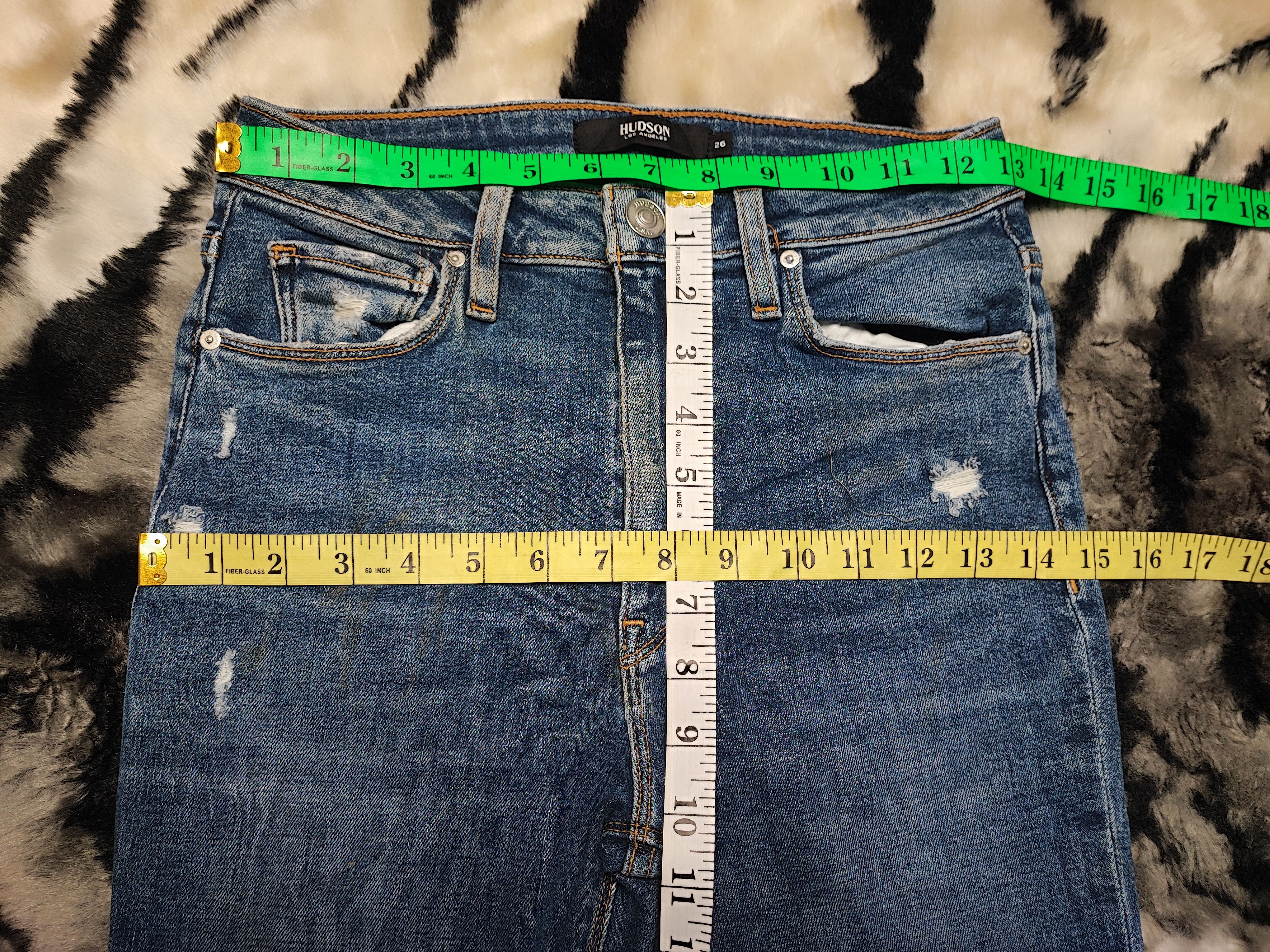 Hudson Hudson Jeans Kick Flare Distressed Denim Size 26" / US 2 / IT 38 - 5 Thumbnail