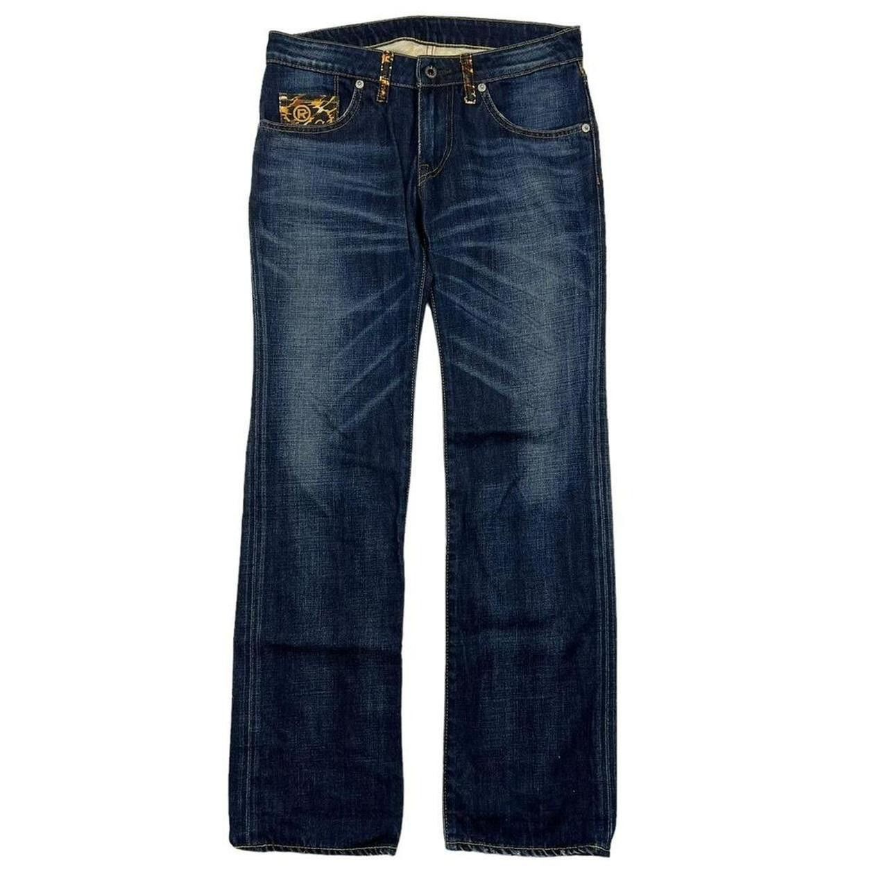 Bape Vintage Women’s Bape Embroidered Star Jeans - Waist: 30” Size 30" / US 8 / IT 44 - 3 Thumbnail