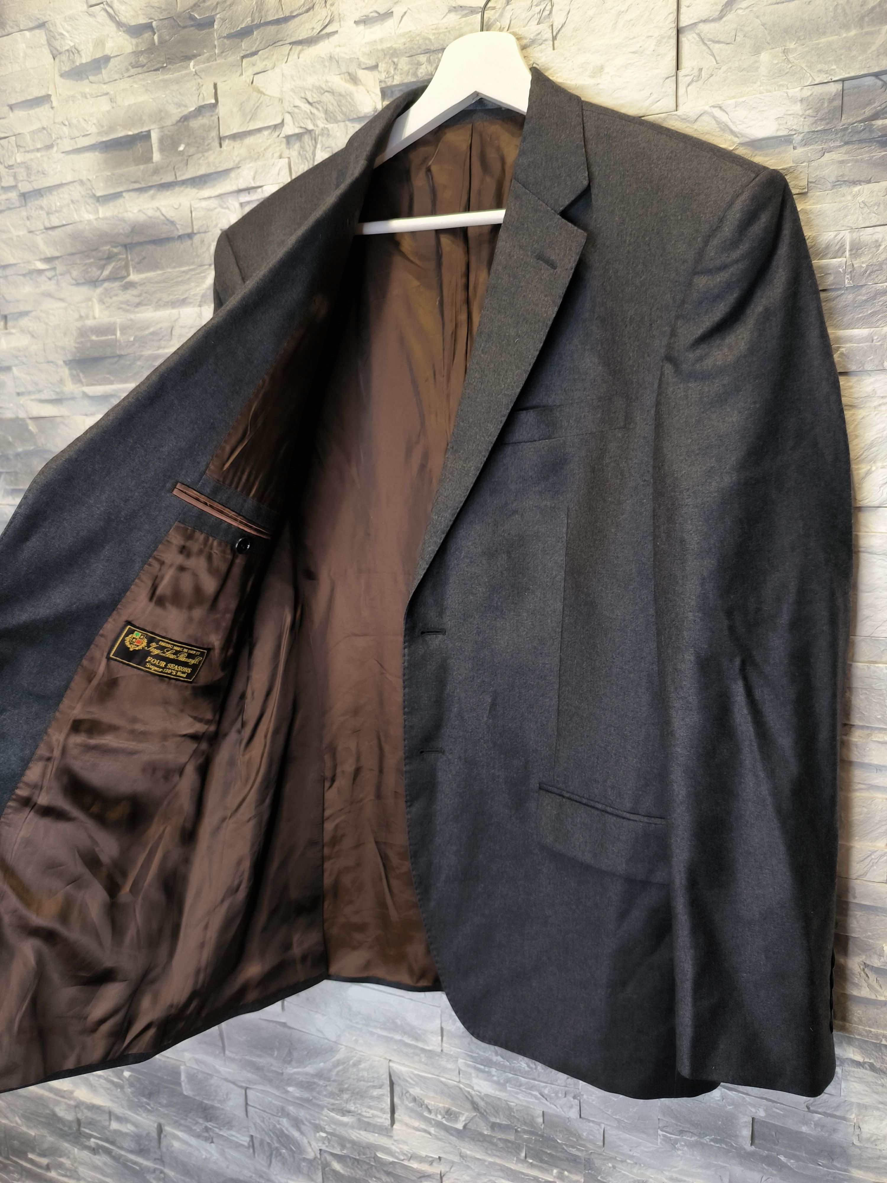 Loro Piana Loro Piana Moss Bros Suit Jacket 130'S Wool Size 40R - 4 Thumbnail