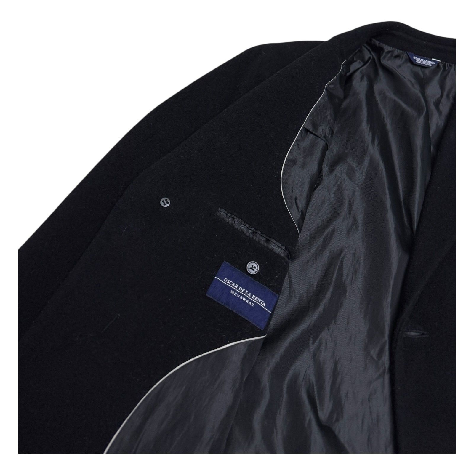 Oscar De La Renta OSCAR DE LA RENTA Vintage Luxury WOOL CASHMERE Pea Coat 44S Size US XL / EU 56 / 4 - 6 Thumbnail