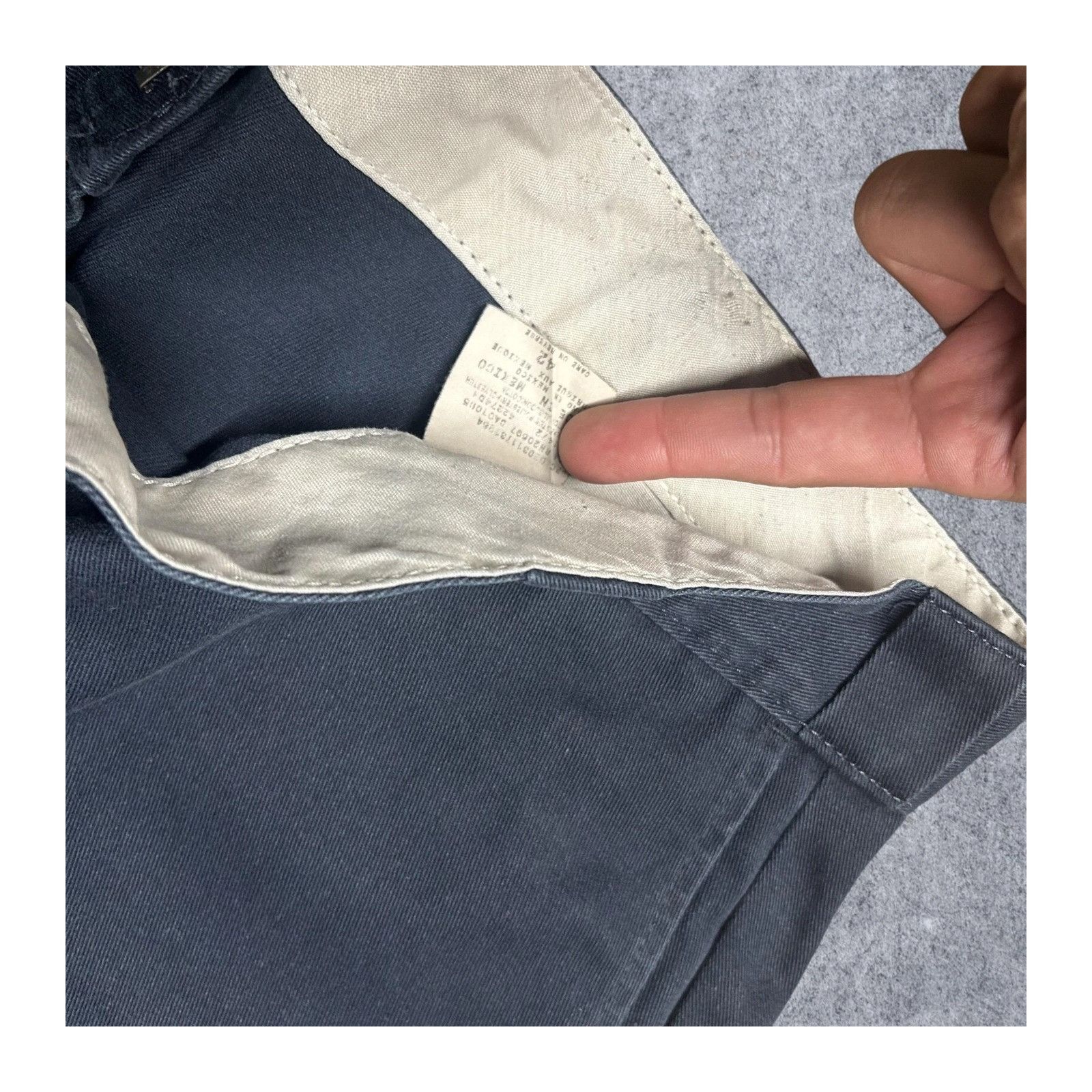 Dickies Dickies Baggy Chino Shorts Navy Blue Size 42 Size US 42 / EU 58 - 3 Thumbnail