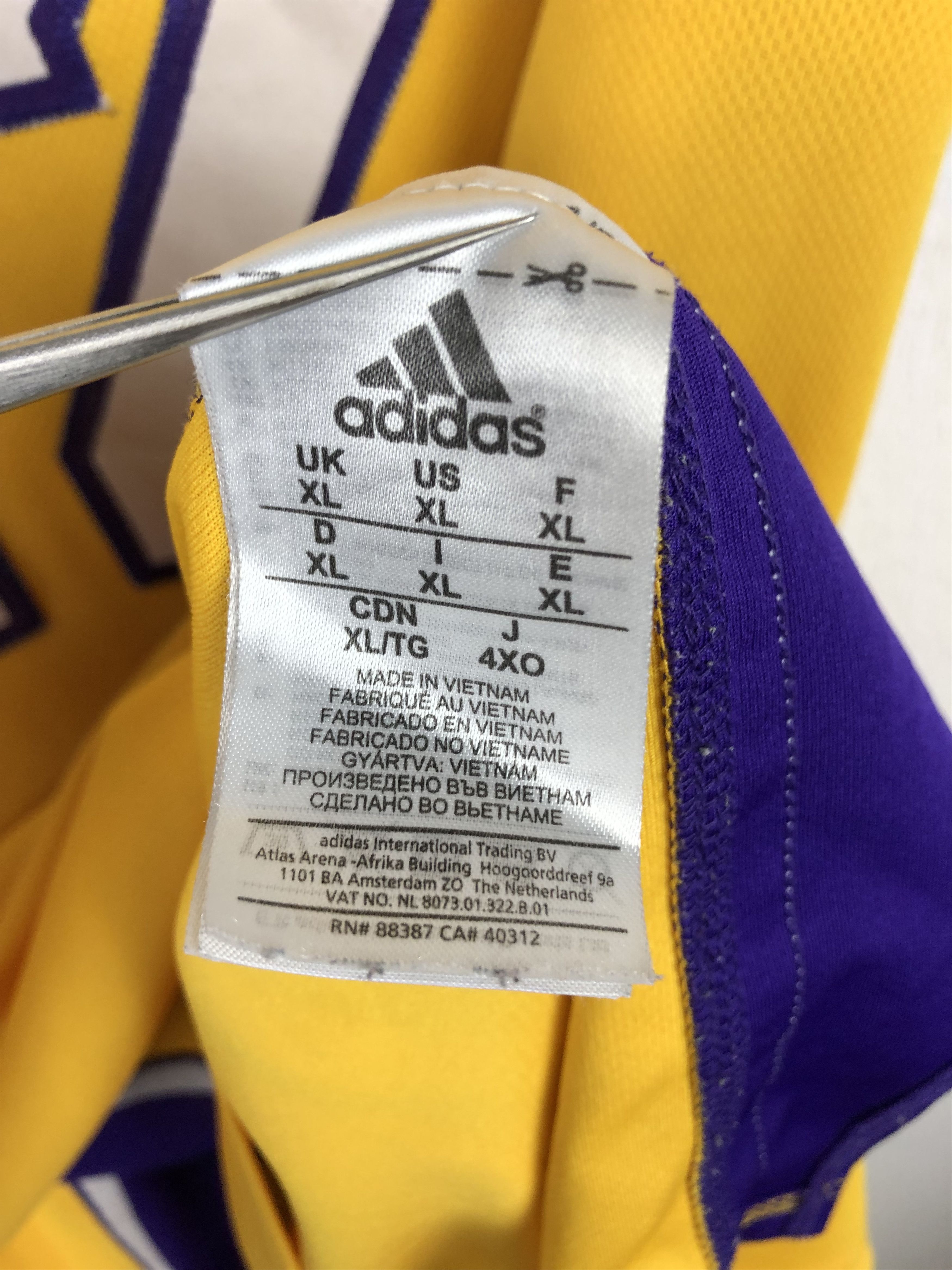 Adidas Adidas Dwight Howard Los Angeles Lakers Jersey NBA Shirt Size US XL / EU 56 / 4 - 7 Thumbnail
