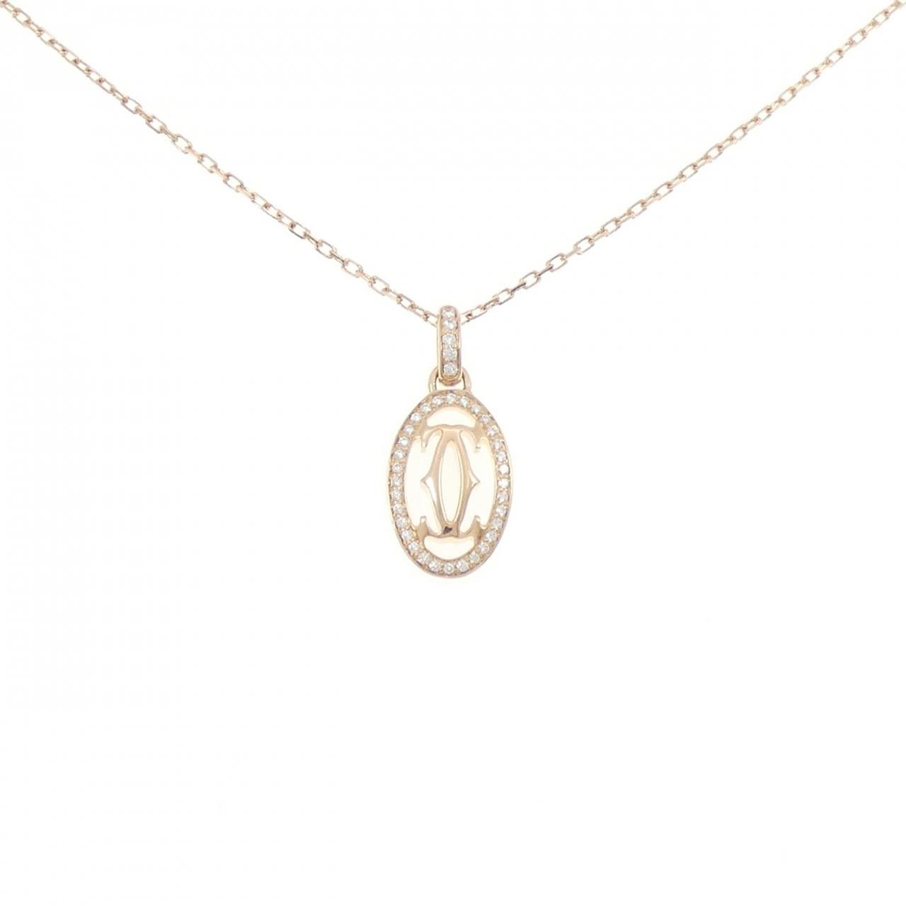 Cartier Cartier Cartier 750 Pink Gold Diamond Necklace Precious Metal Necklace DUTY FREE for USA Size ONE SIZE - 1 Thumbnail
