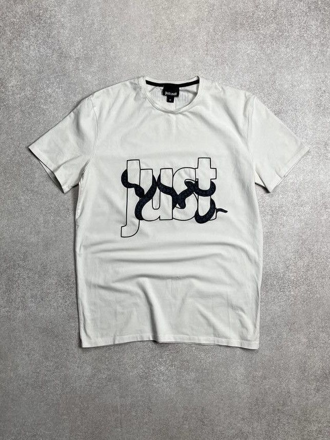 Just Cavalli × Vintage Vintage Just Cavalli Snake Logo T-shirt M Size US M / EU 48-50 / 2 - 1 Thumbnail