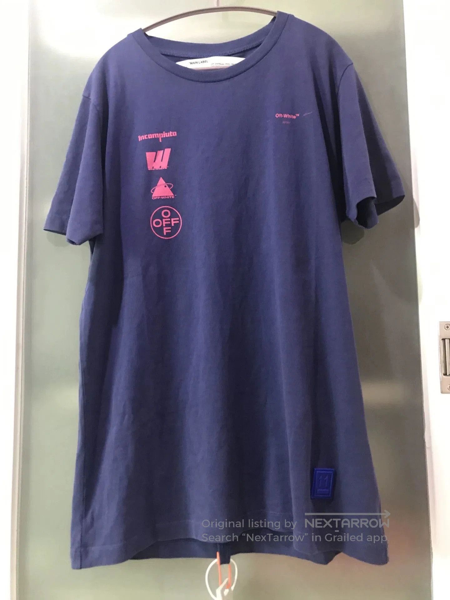 Off-White off-white short sleeve t-shirt with graphics. Size US XS / EU 42 / 0 - 2 Thumbnail