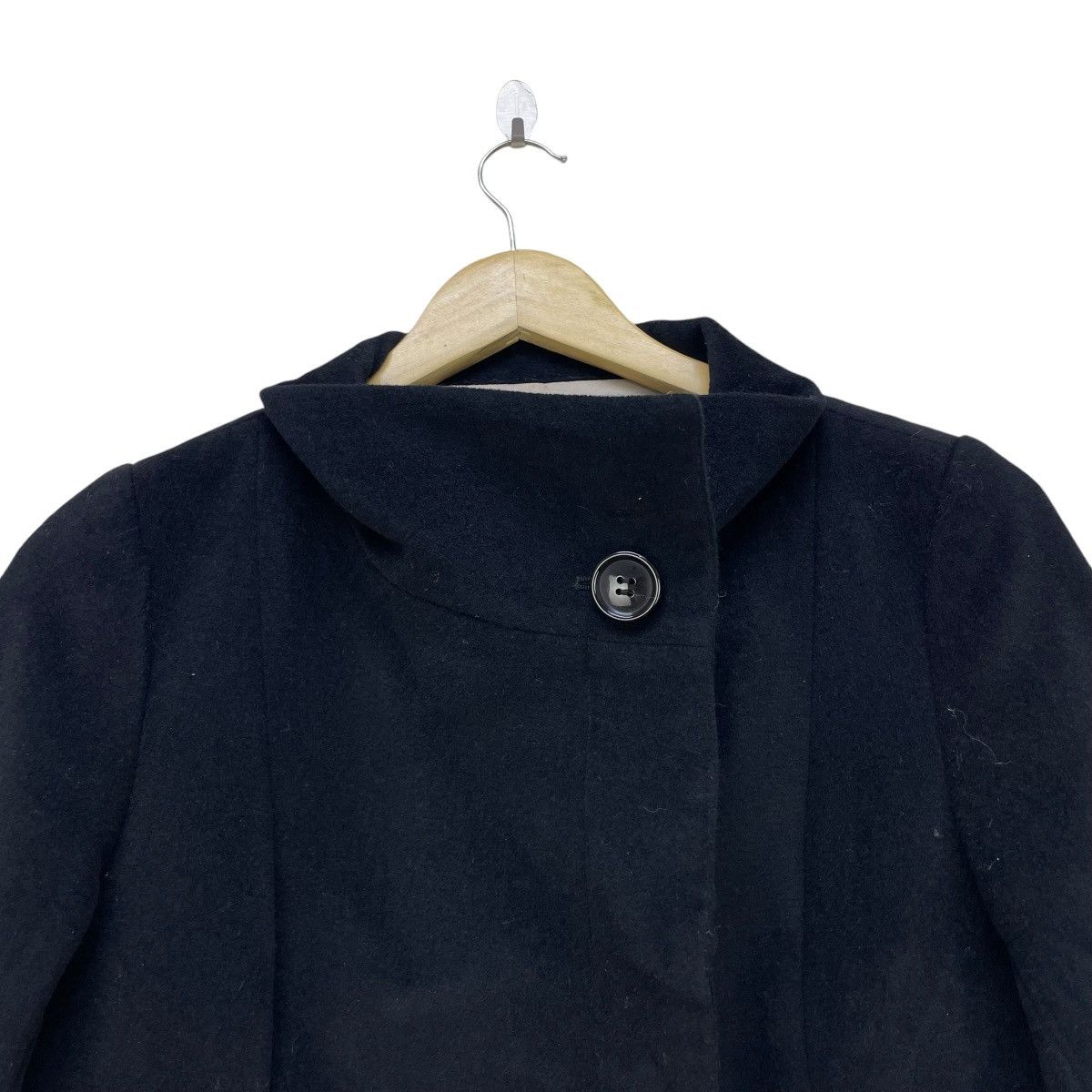 Yohji Yamamoto 💥Japanese Designer Ined Yohji Yamamoto Style Crop Jacket Size M / US 6-8 / IT 42-44 - 4 Thumbnail