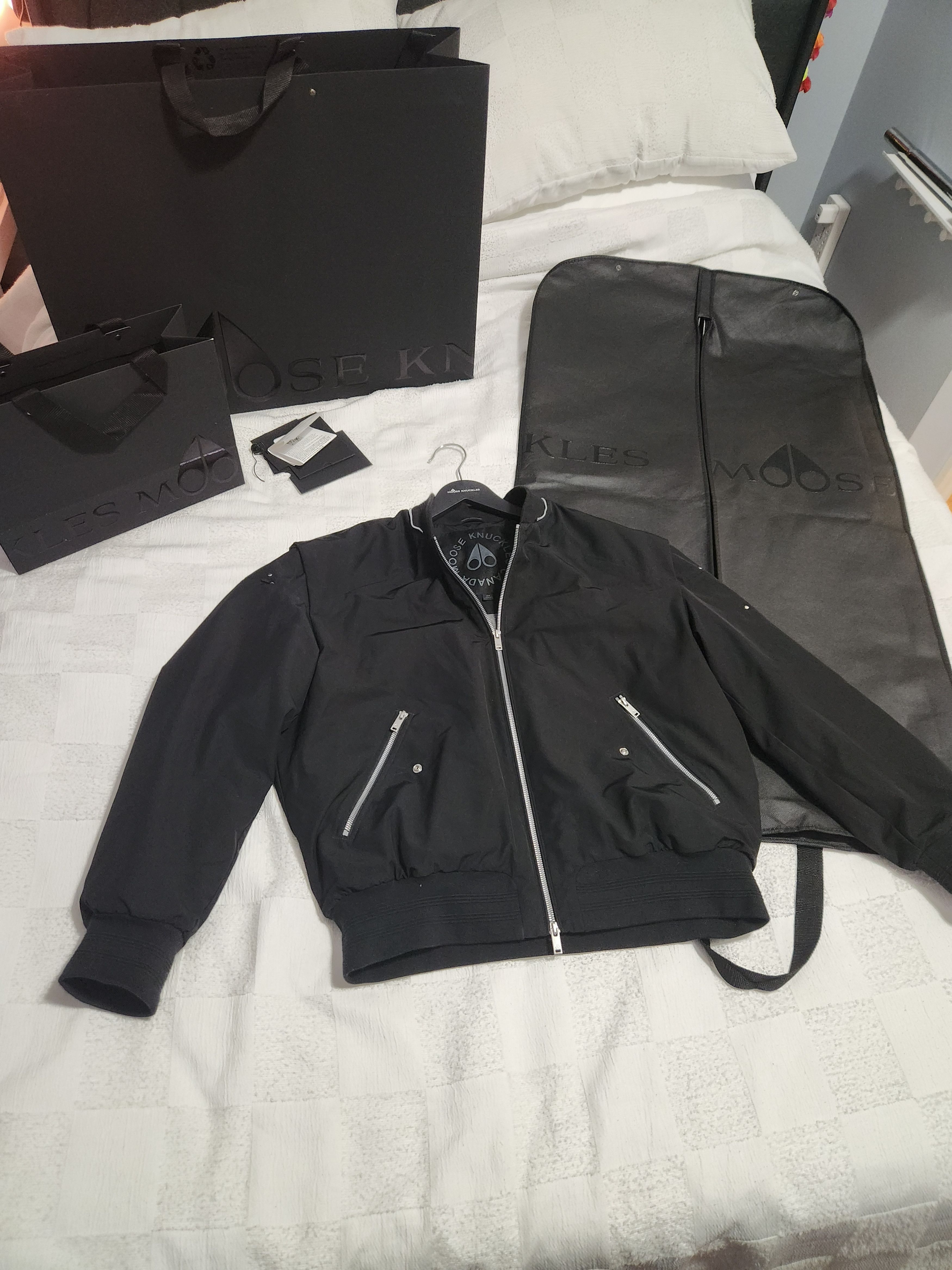 Moose Knuckles Moose Knuckles Bomber Jacket - Men's Med (US) Size US M / EU 48-50 / 2 - 2 Thumbnail