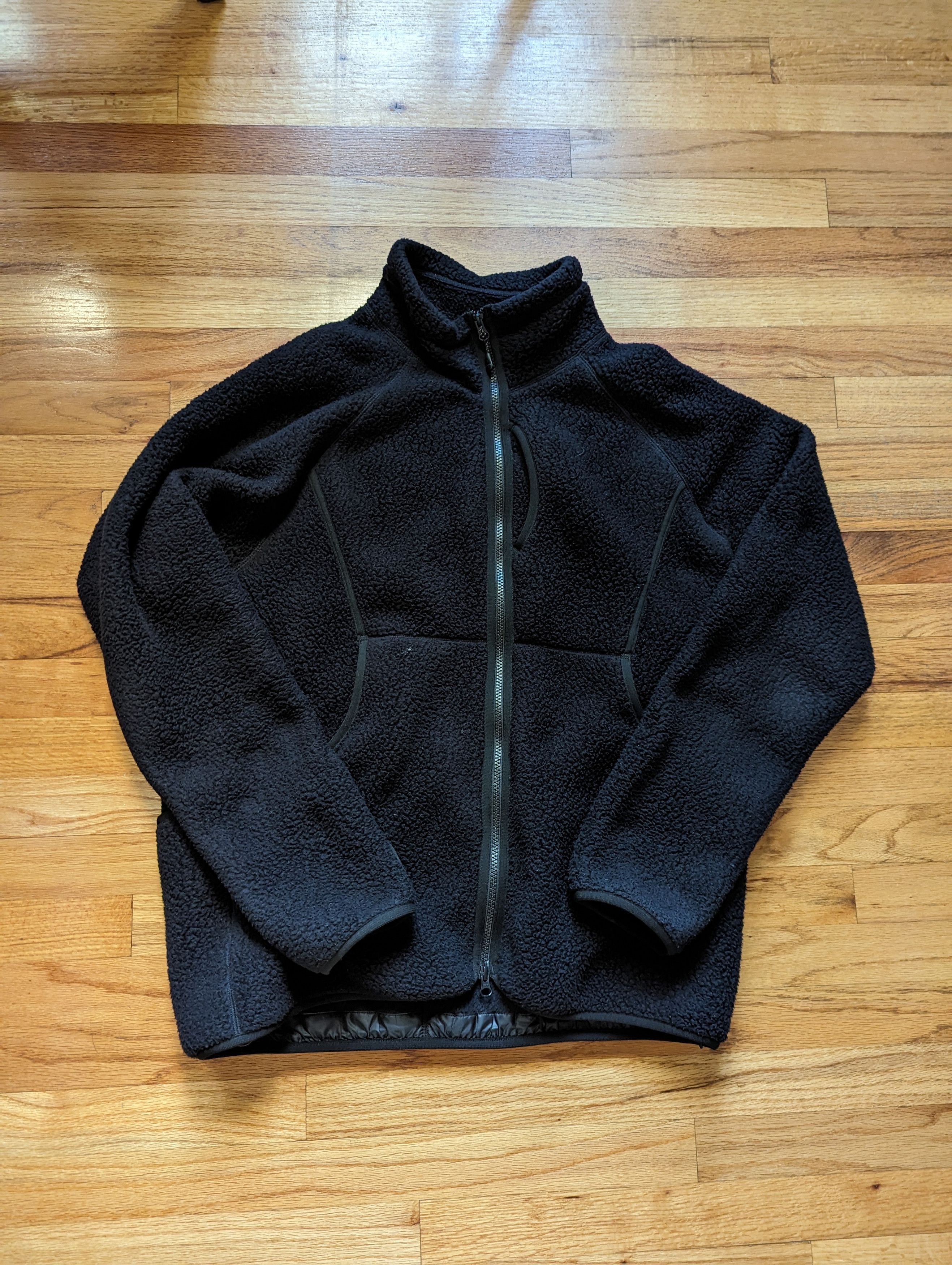 image of Snow Peak Fleece Jacket in Black, Men's (Size XL)