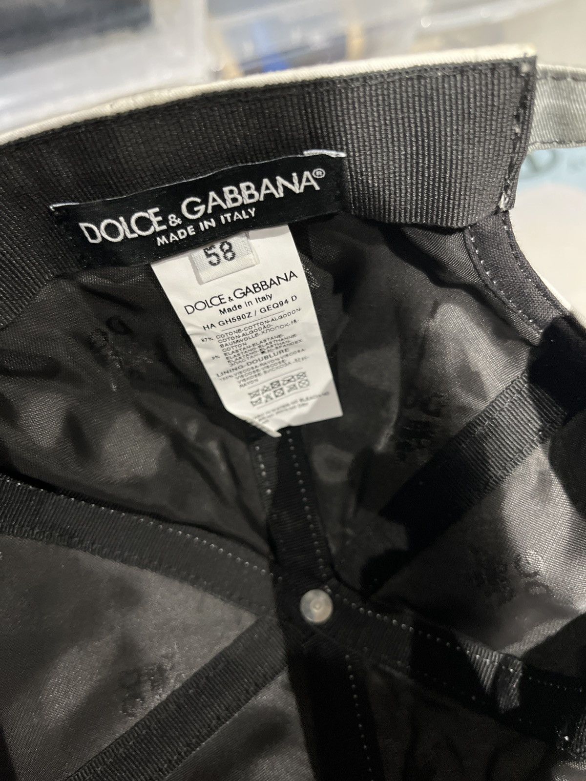 Dolce & Gabbana Dolce & Gabbana “Feel Your Soul” Camo Cap-Size 58 Size ONE SIZE - 2 Thumbnail