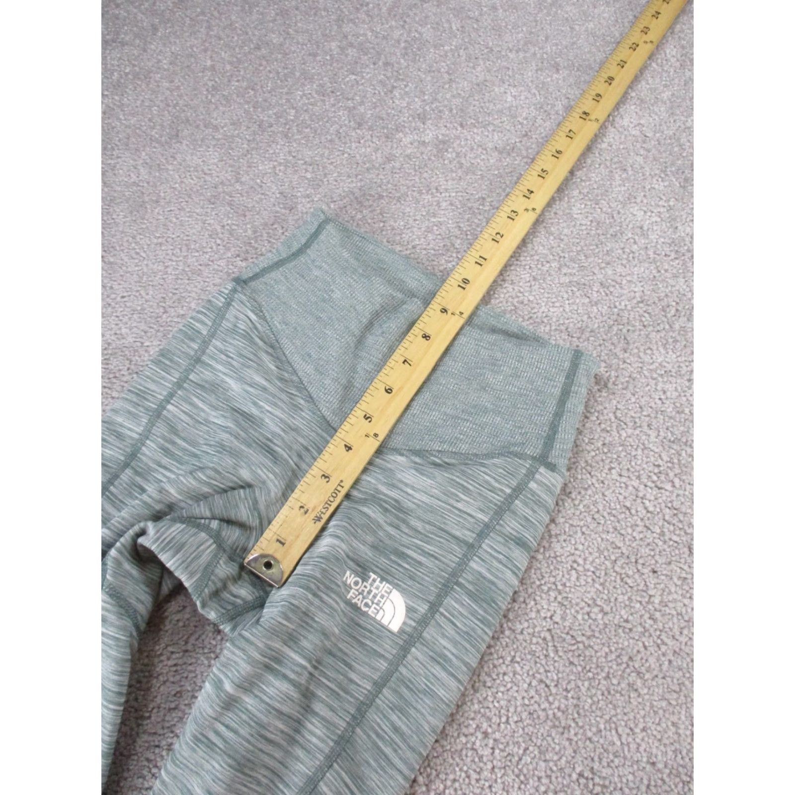 The North Face The North Face Leggings Womens XS Heather Green Cropped Athletic Activewear Pants Womens XS Green Athleisure 90s? Size 26" / US 2 / IT 38 - 5 Thumbnail
