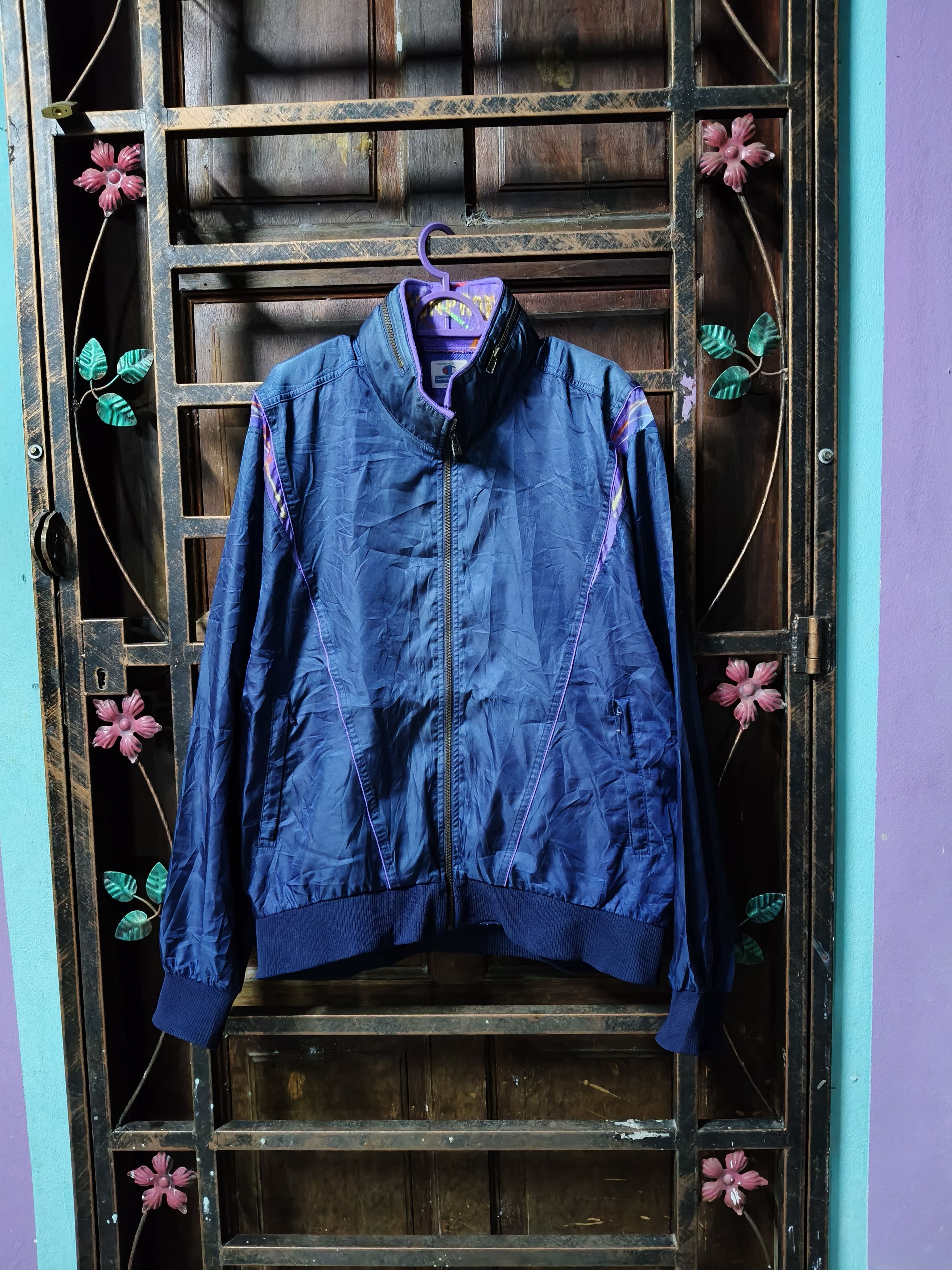Champion × Vintage Vintage Champion Windbreaker Size US L / EU 52-54 / 3 - 1 Thumbnail