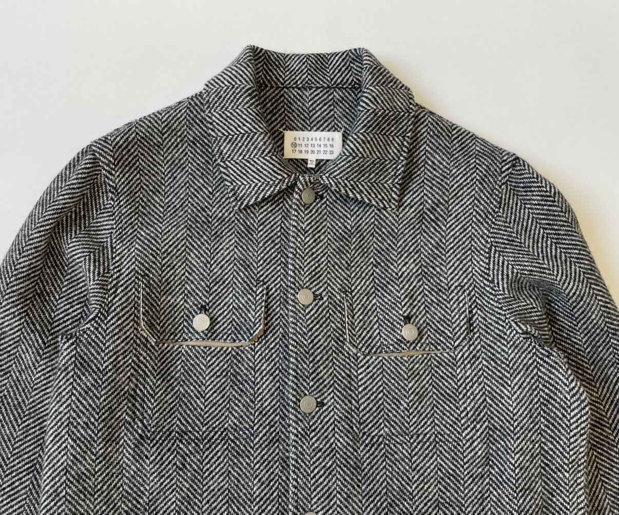Maison Margiela A/W 19 ‘Chevron Wool’ Trucker Jacket Size US M / EU 48-50 / 2 - 3 Thumbnail