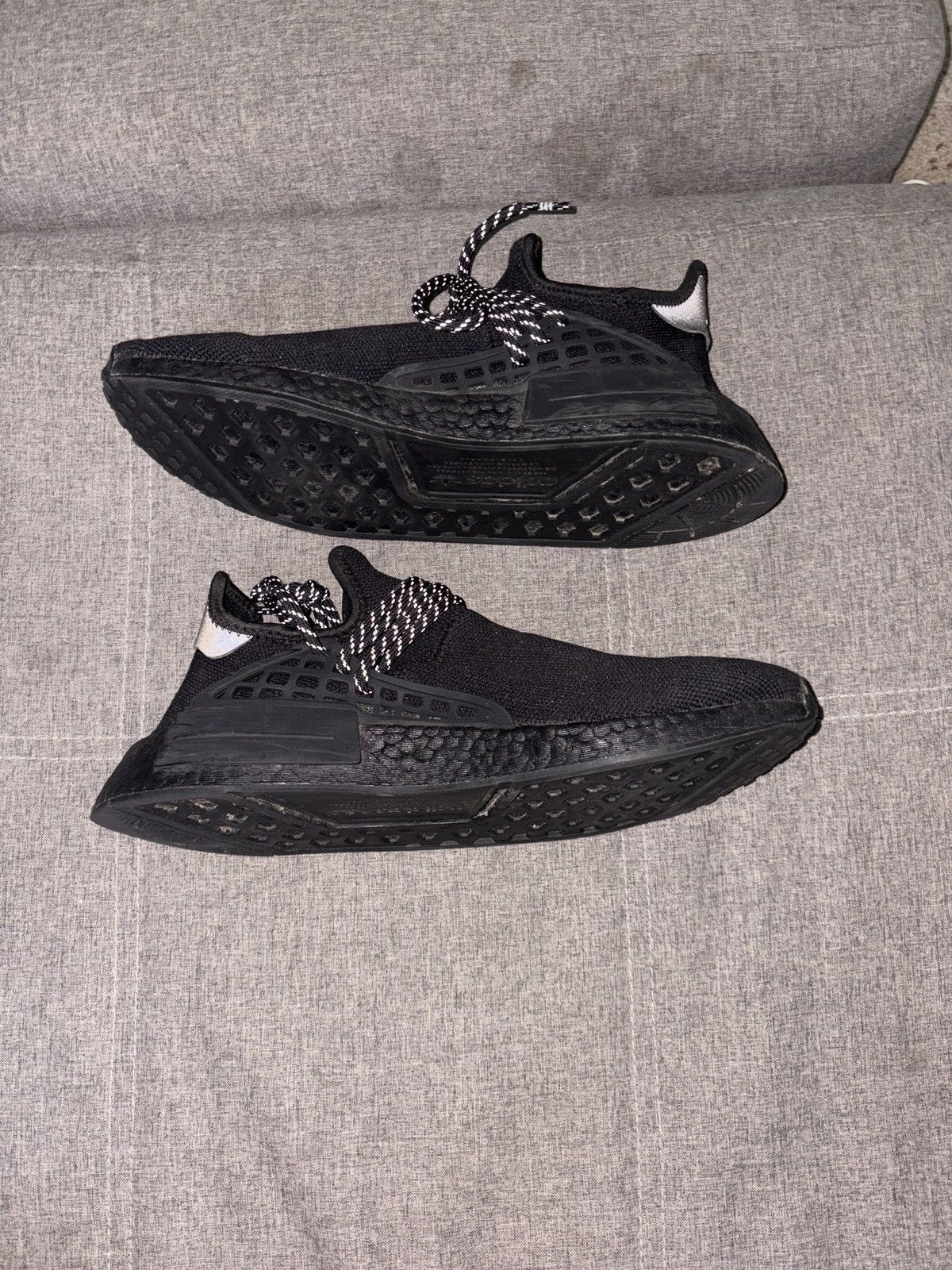 Adidas adidas NMD Hu Pharrell triple black Size US 9 / EU 42 - 5 Thumbnail