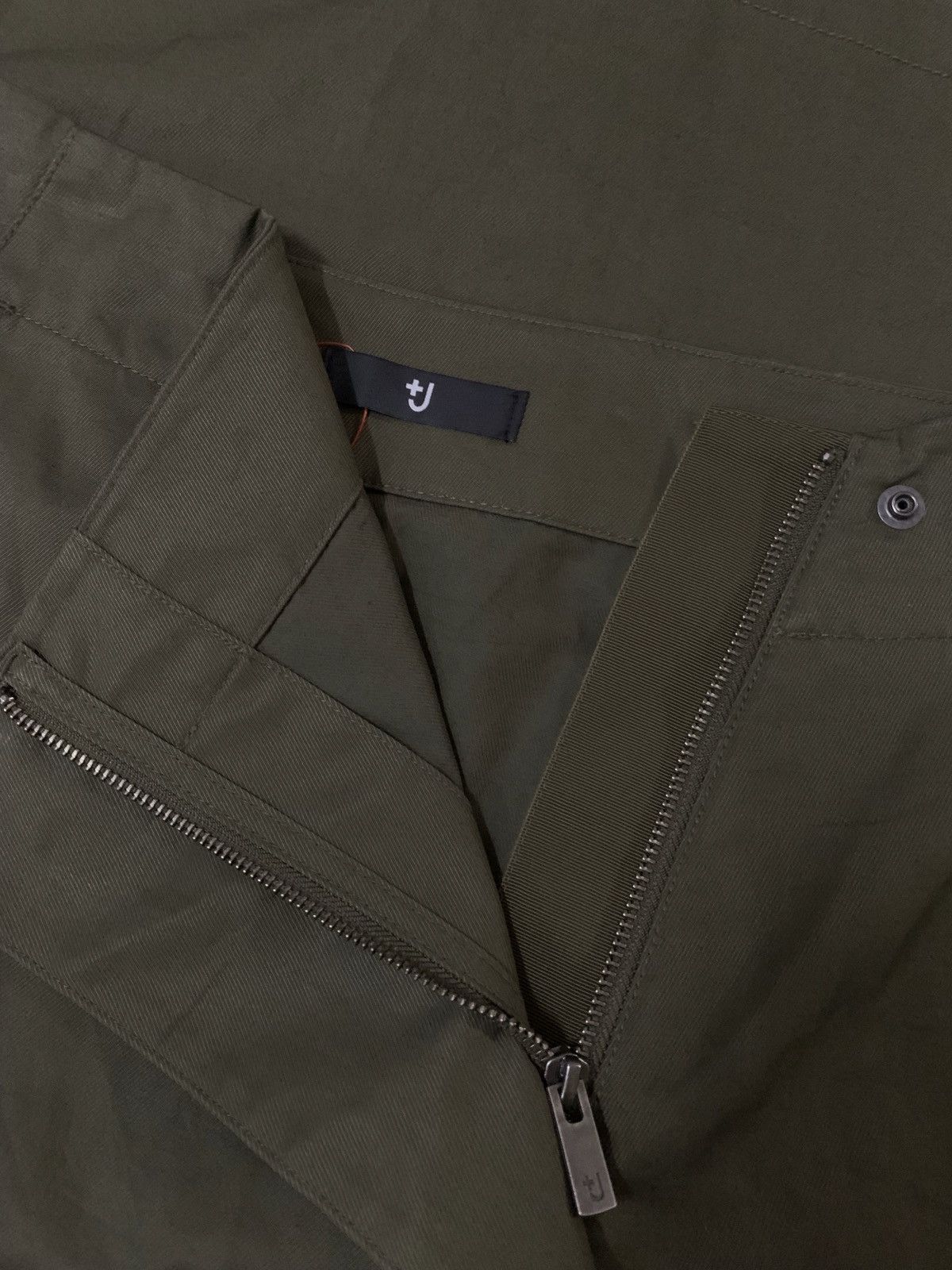Jil Sander 💥Jil Sander Olive Green Midi Skirt Size 26" / US 2 / IT 38 - 4 Thumbnail