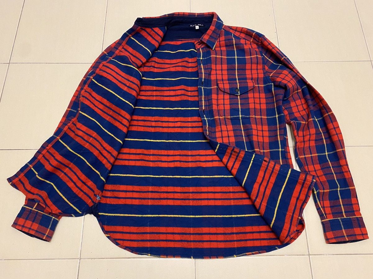 Alex Mill × Flannel Alex Mill Heavy Cotton Flannel Shirt Size US M / EU 48-50 / 2 - 10 Thumbnail