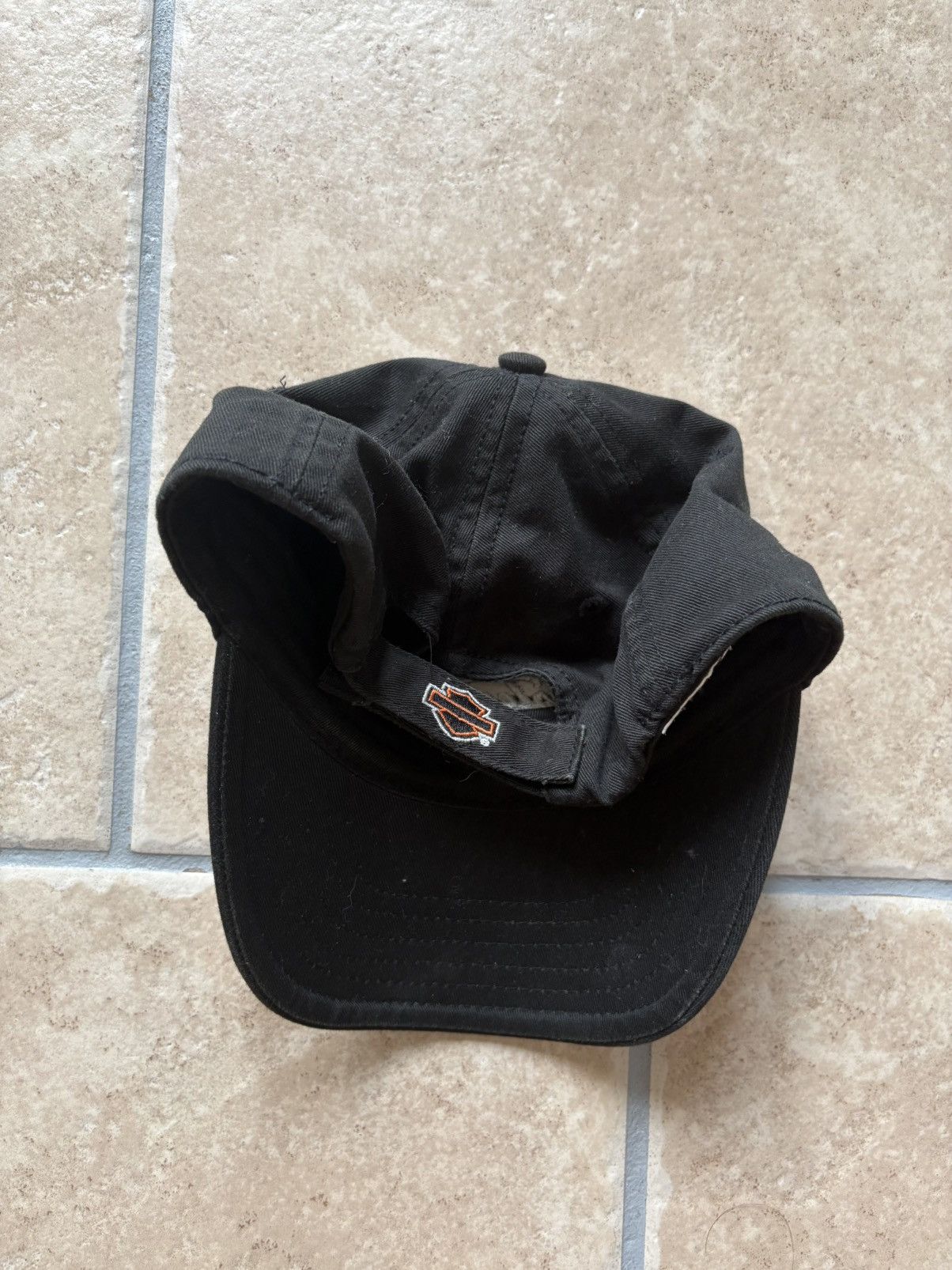Harley Davidson × Vintage Harley Davidson Harley Girl Vintage Streetwear Baseball Cap Size ONE SIZE - 3 Thumbnail