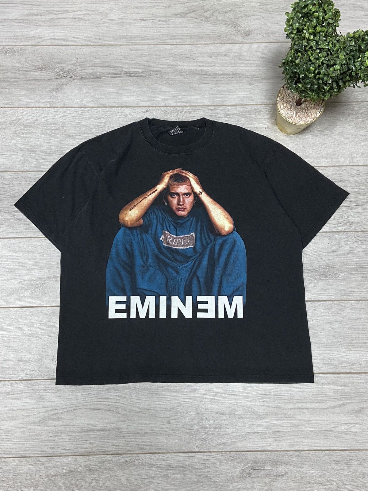 Rap Tees Eminem vintage big logo E t-shirt Size US XXL / EU 58 / 5 - 1 Thumbnail