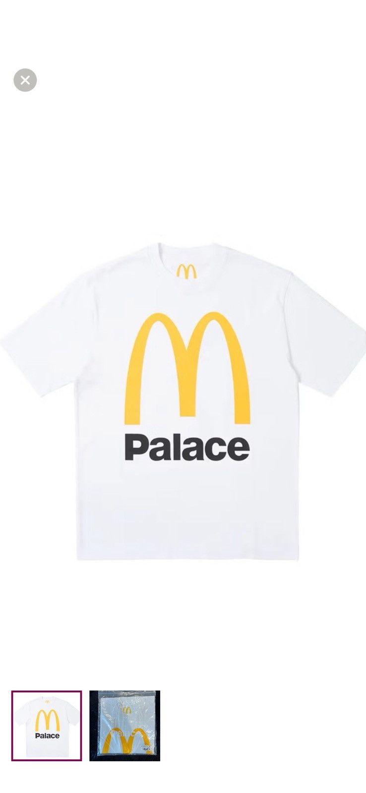 Palace PALACE × McDonald's Logo T-Shirt Limited Edition - S - NWOTS Size US S / EU 44-46 / 1 - 1 Thumbnail