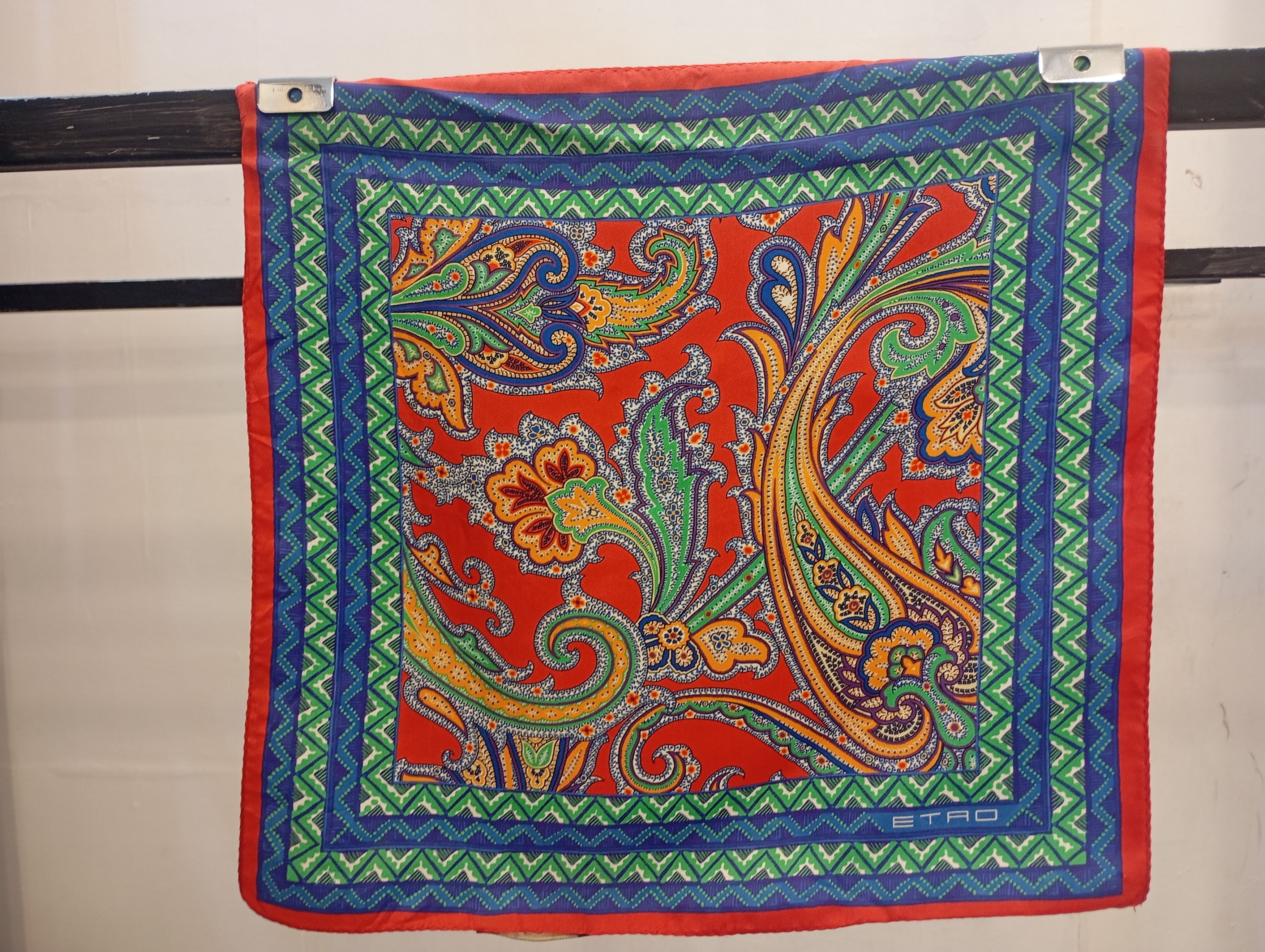Etro Etro Milano silk handkerchief scarvea acag Size ONE SIZE - 1 Thumbnail