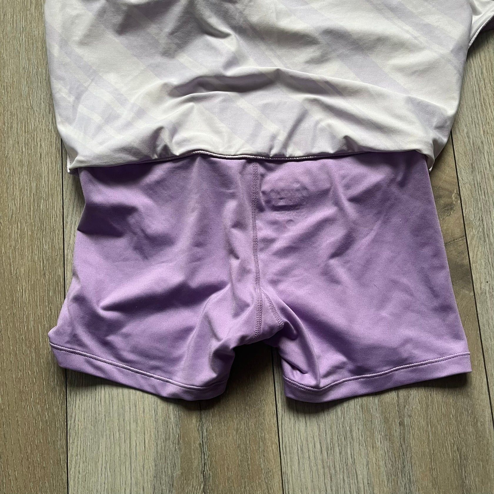 Nike Nike Dri-Fit Striped Lavender Tennis Skirt Size 25" / US 0 / IT 36 - 4 Thumbnail