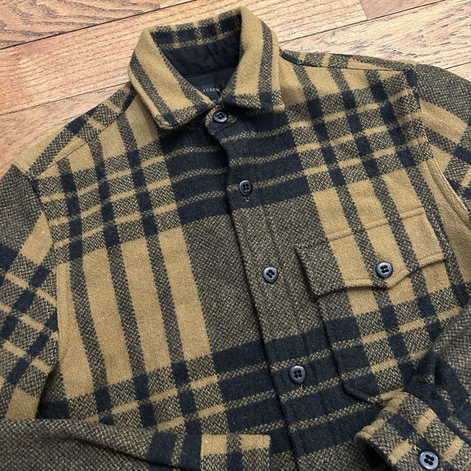 J.Crew J Crew The Overshirt Wool Plaid CPO Board Button Up Shirt XS Size US XS / EU 42 / 0 - 2 Thumbnail