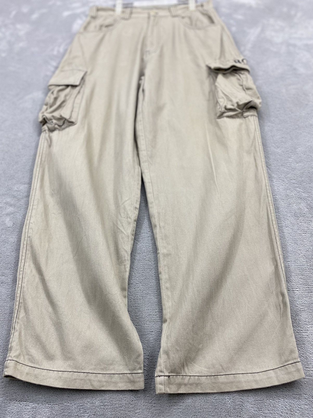 Boy London × Japanese Brand × Vintage Vintage 90s Boy London Travis Style Baggy Cargo Pants Size US 33 - 4 Thumbnail