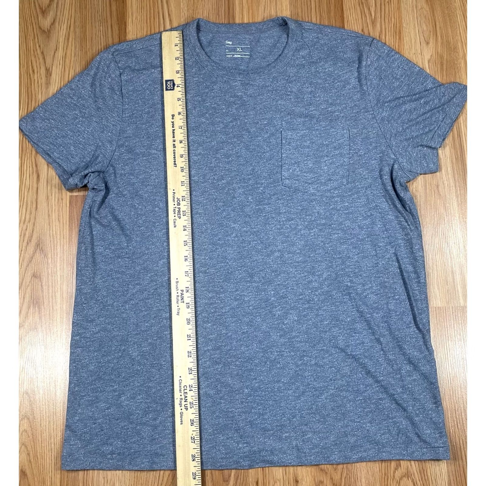 Gap Gap T-Shirt Mens XL Extra Large Blue Blank Short Sleeve Crew Neck Front Pocket Size US XL / EU 56 / 4 - 3 Thumbnail