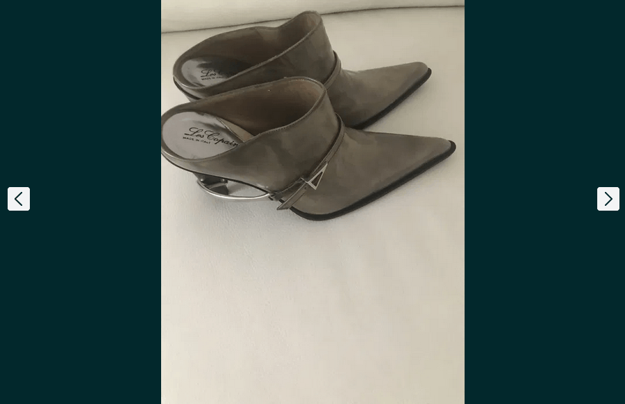 Les Copains Leather pointed toe mules us sz 7.5 / eur 38 Size US 7.5 / IT 37.5 - 4 Thumbnail