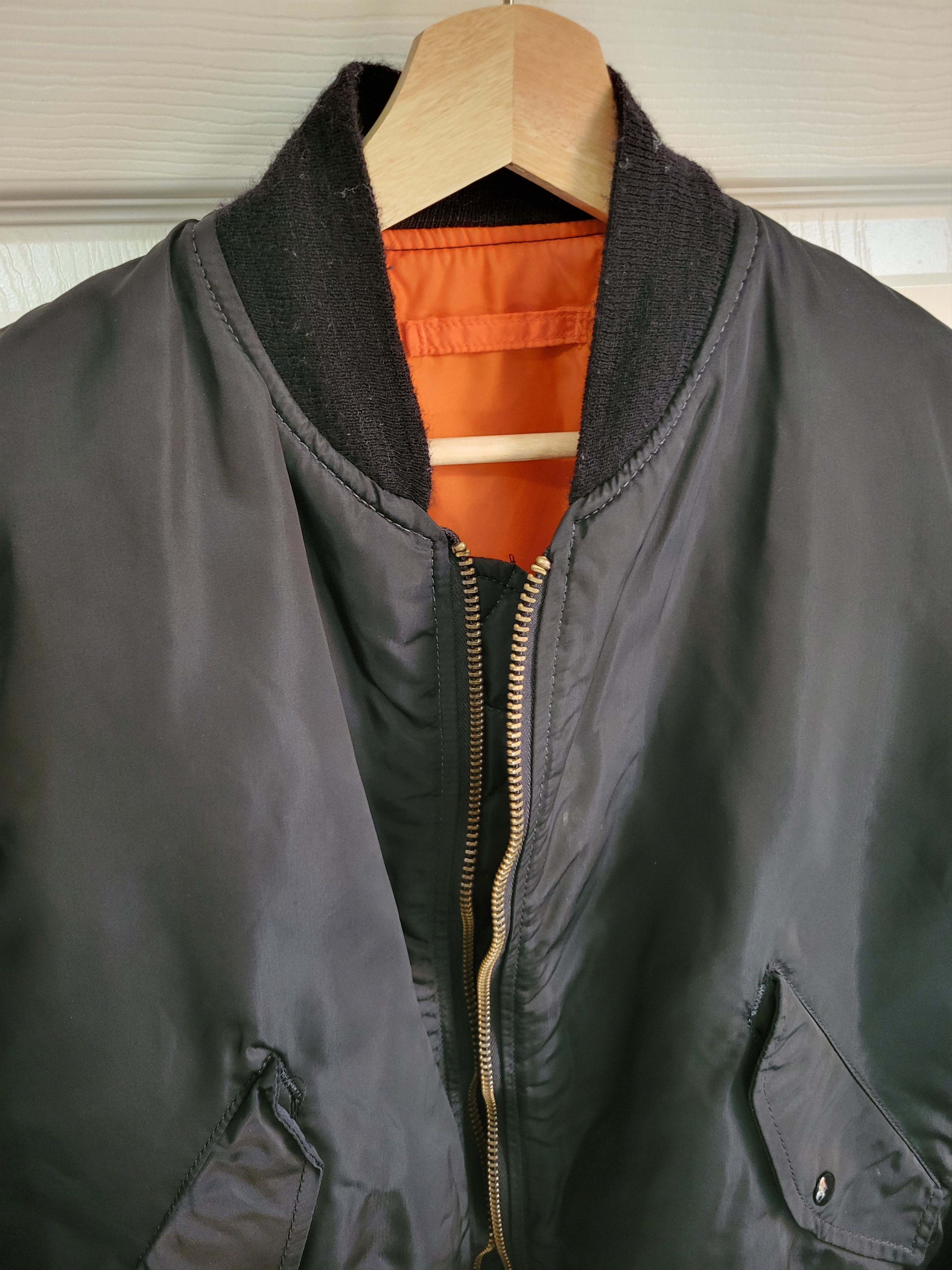Vintage Vintage 90s Alpha Industries Bomber Made in USA Size US M / EU 48-50 / 2 - 2 Thumbnail
