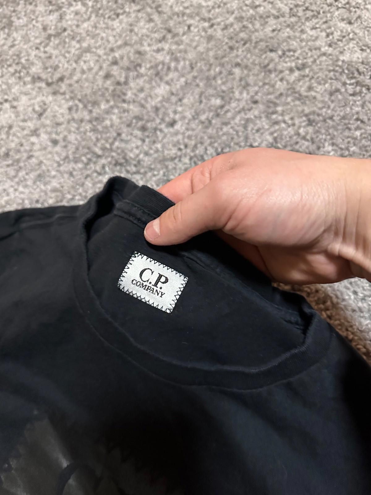 C.P. Company Vintage C.P. Company Logo Black T Shirt Size L Size US L / EU 52-54 / 3 - 4 Thumbnail