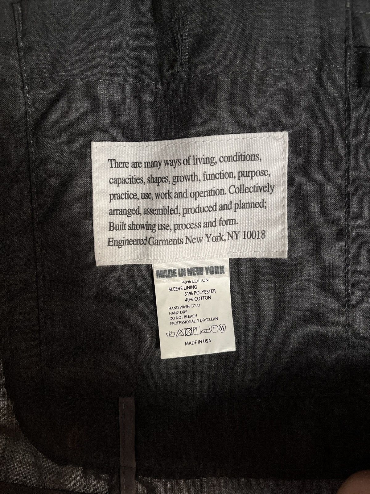 Engineered Garments Engineered Garments size S Andover Jacket (Unlined) Size US S / EU 44-46 / 1 - 4 Thumbnail