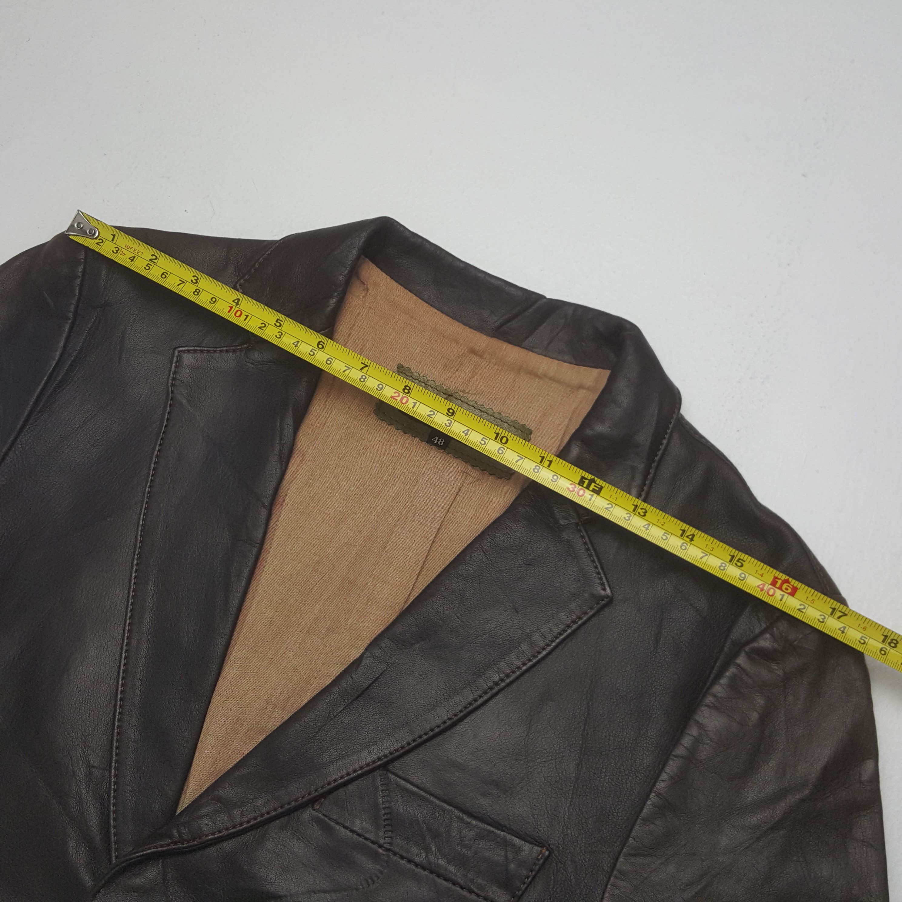 Other Vintage Studio Design K. Leather Blazer Jacket Size US S / EU 44-46 / 1 - 5 Thumbnail
