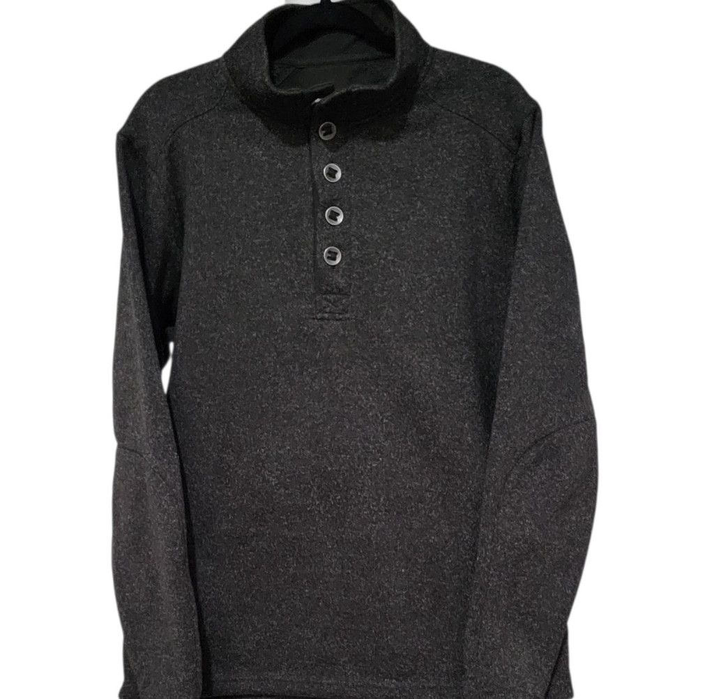 Redhead RedHead Men's Brown Sweater Henley Heathered Jacket Large Size US L / EU 52-54 / 3 - 2 Thumbnail