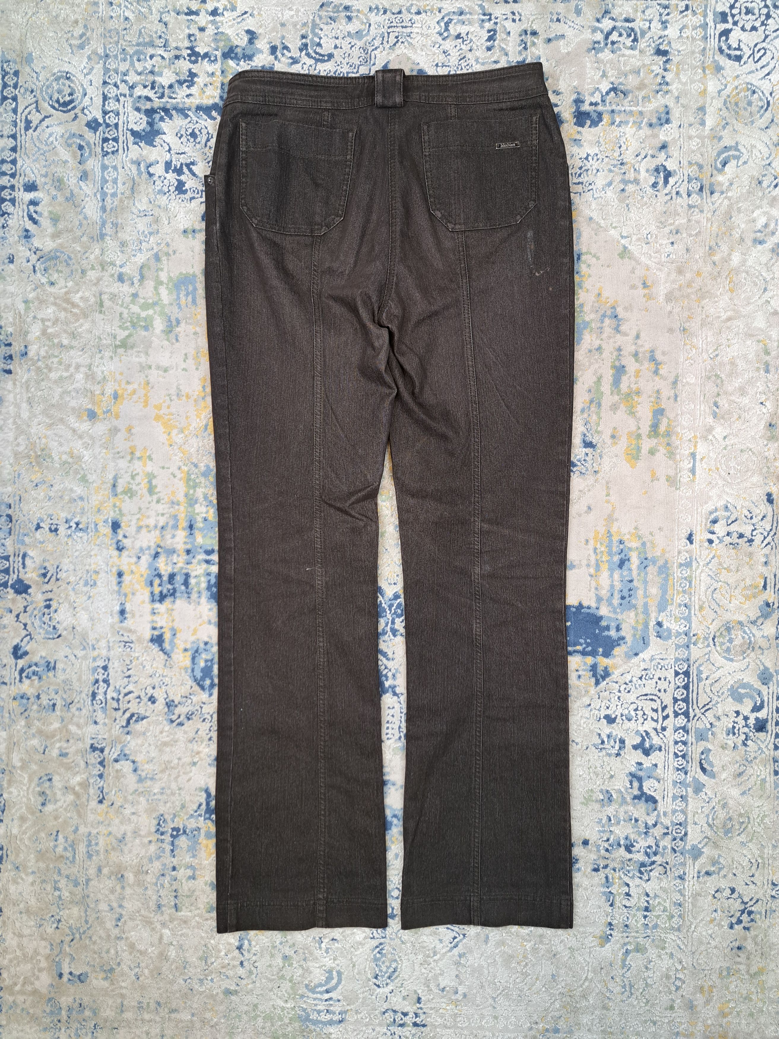 Max Mara Max Mara Wide Leg Bootcut Pants Old Money Luxury Archive Size 32" / US 10 / IT 46 - 4 Thumbnail