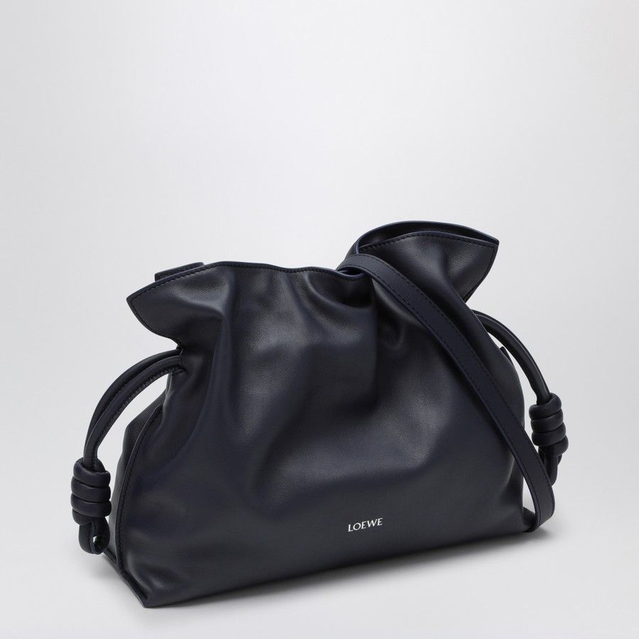Loewe o1d2blof0824 Size: OS / Medium Flamenco Clutch in Dark Blue Size ONE SIZE - 2 Thumbnail