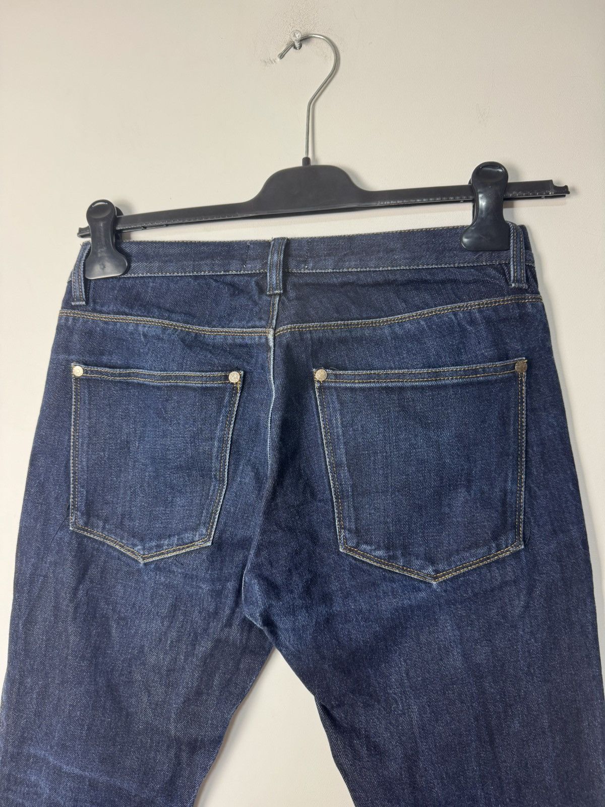Acne Studios Acne Studios Max Raw Denim Jeans Navy Washed Vintage Style Size 30" / US 8 / IT 44 - 11 Thumbnail