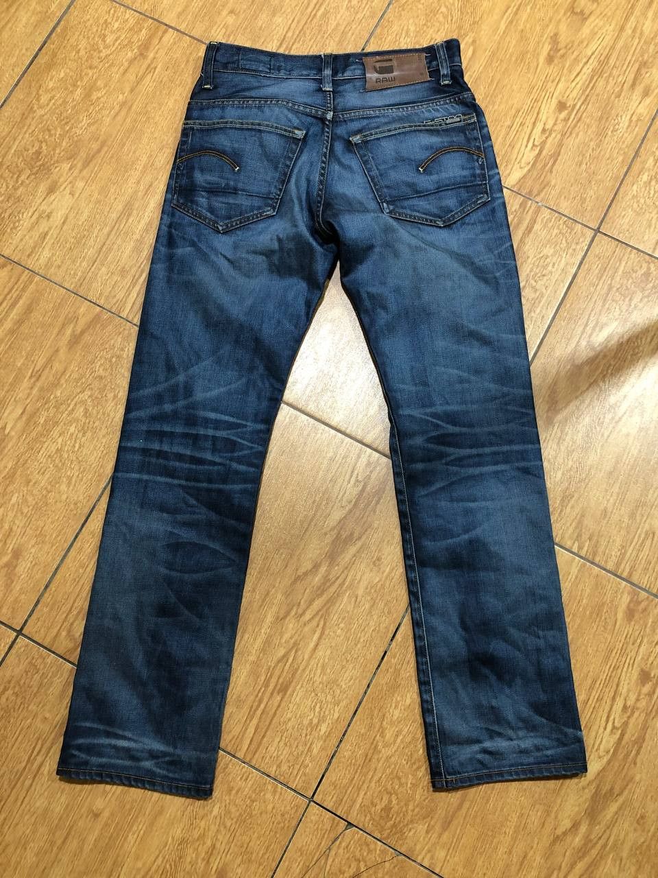 G-Star G Star Jeans Adult Denim Dark Wash Straight Leg Button Fly Size US 30 / EU 46 - 5 Thumbnail