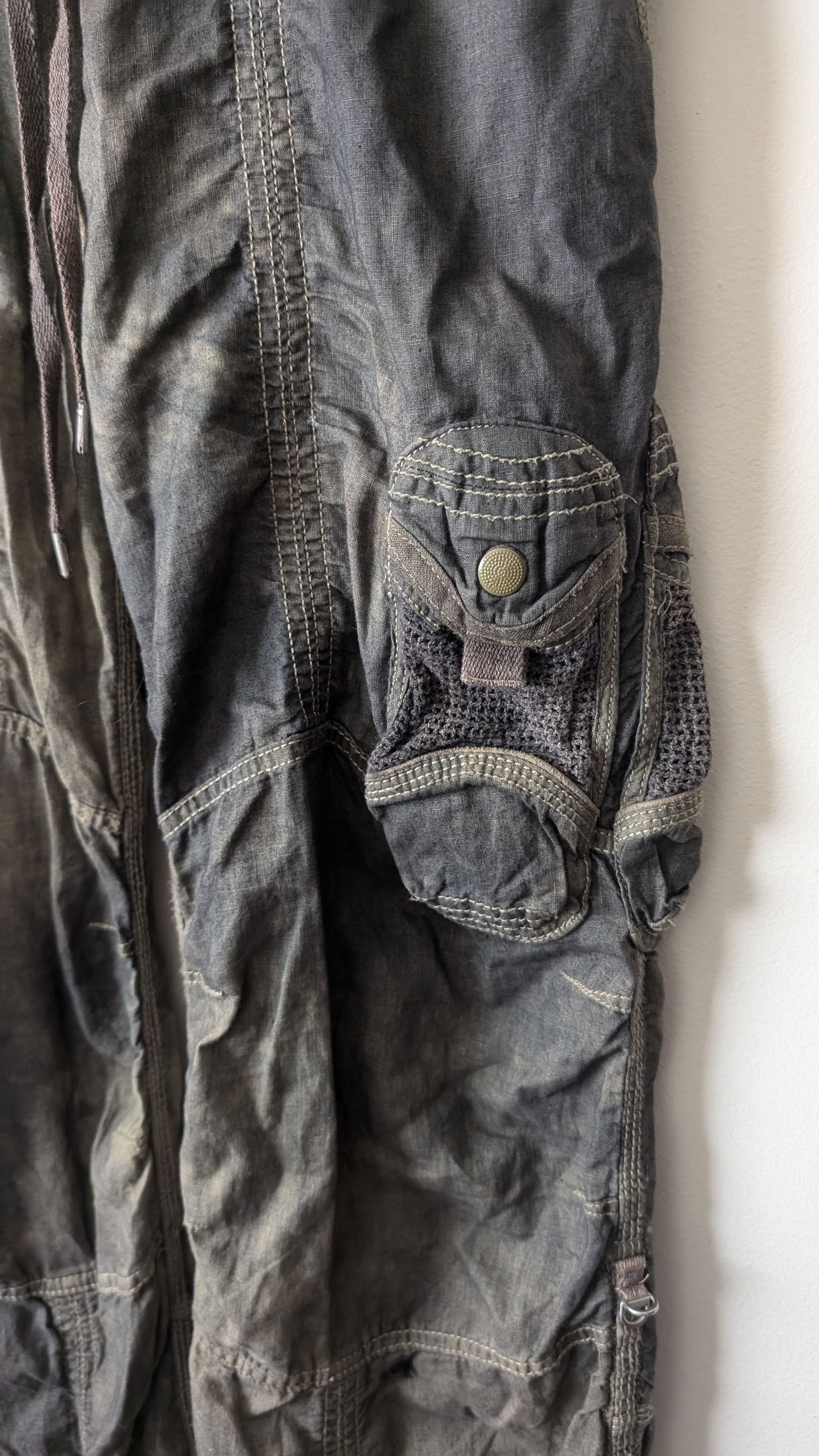 GOA GOA Military Cargo Pants - Rare Wash Effect Size US 29 - 4 Thumbnail