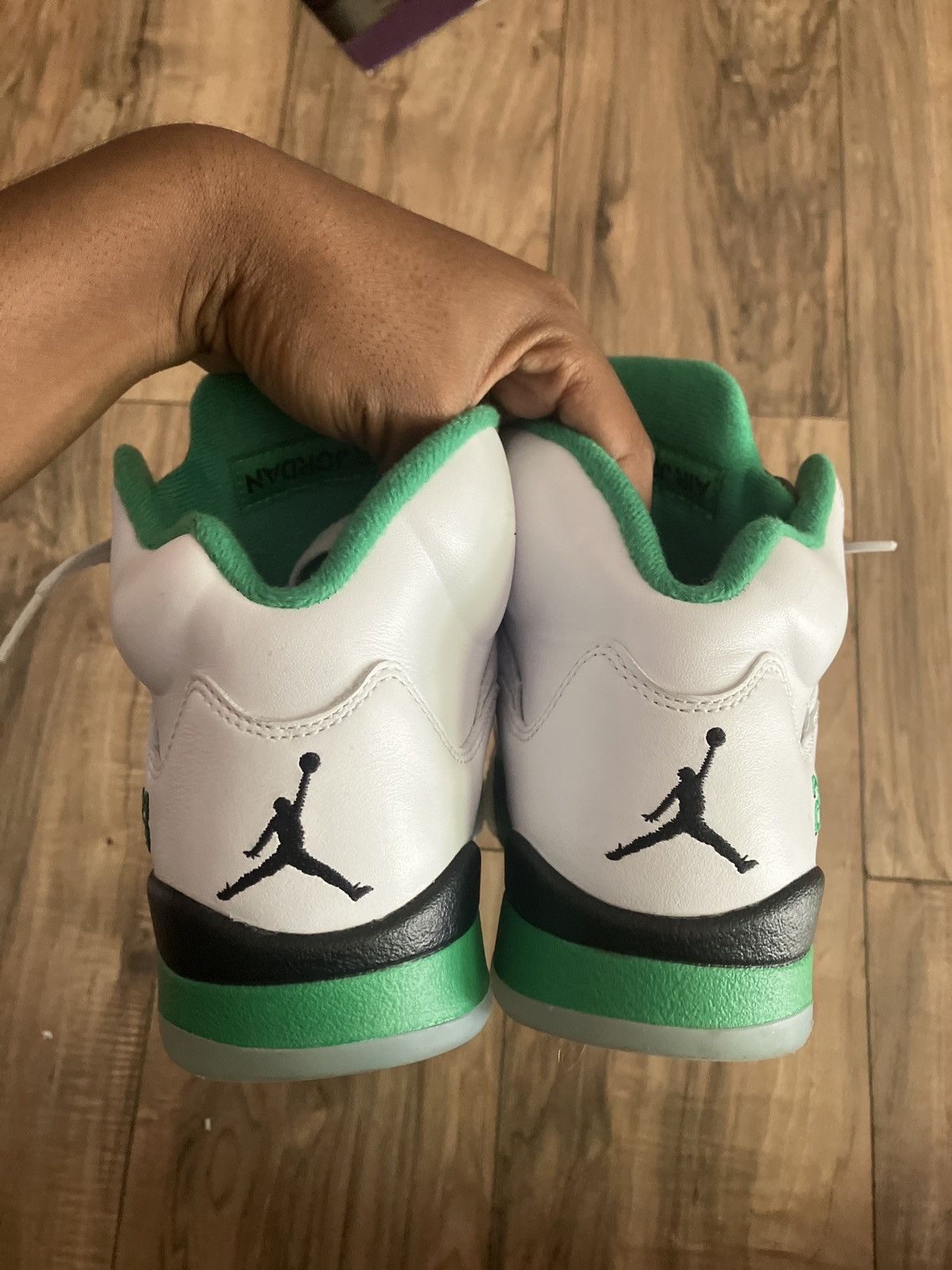 Nike The Women's Air Jordan 5 Lucky Green Size US 6 / IT 36 - 4 Thumbnail