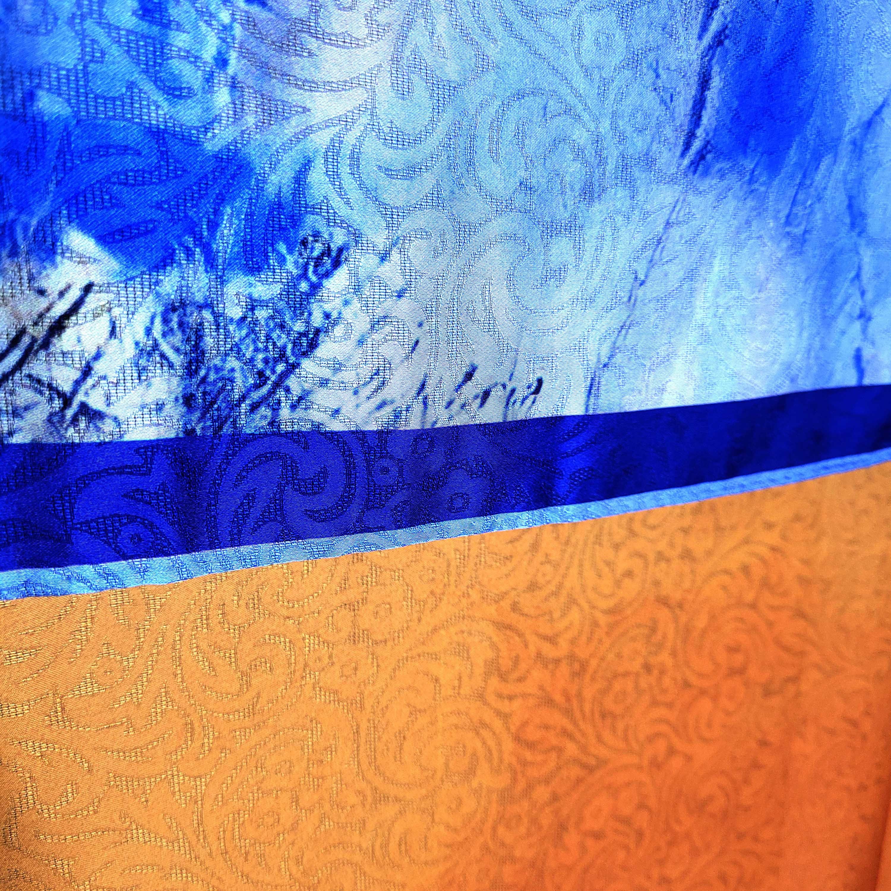 Other NWT Double Sided Silk Scarf 52"x52" Large Square Wrap 3230 Size ONE SIZE - 10 Thumbnail