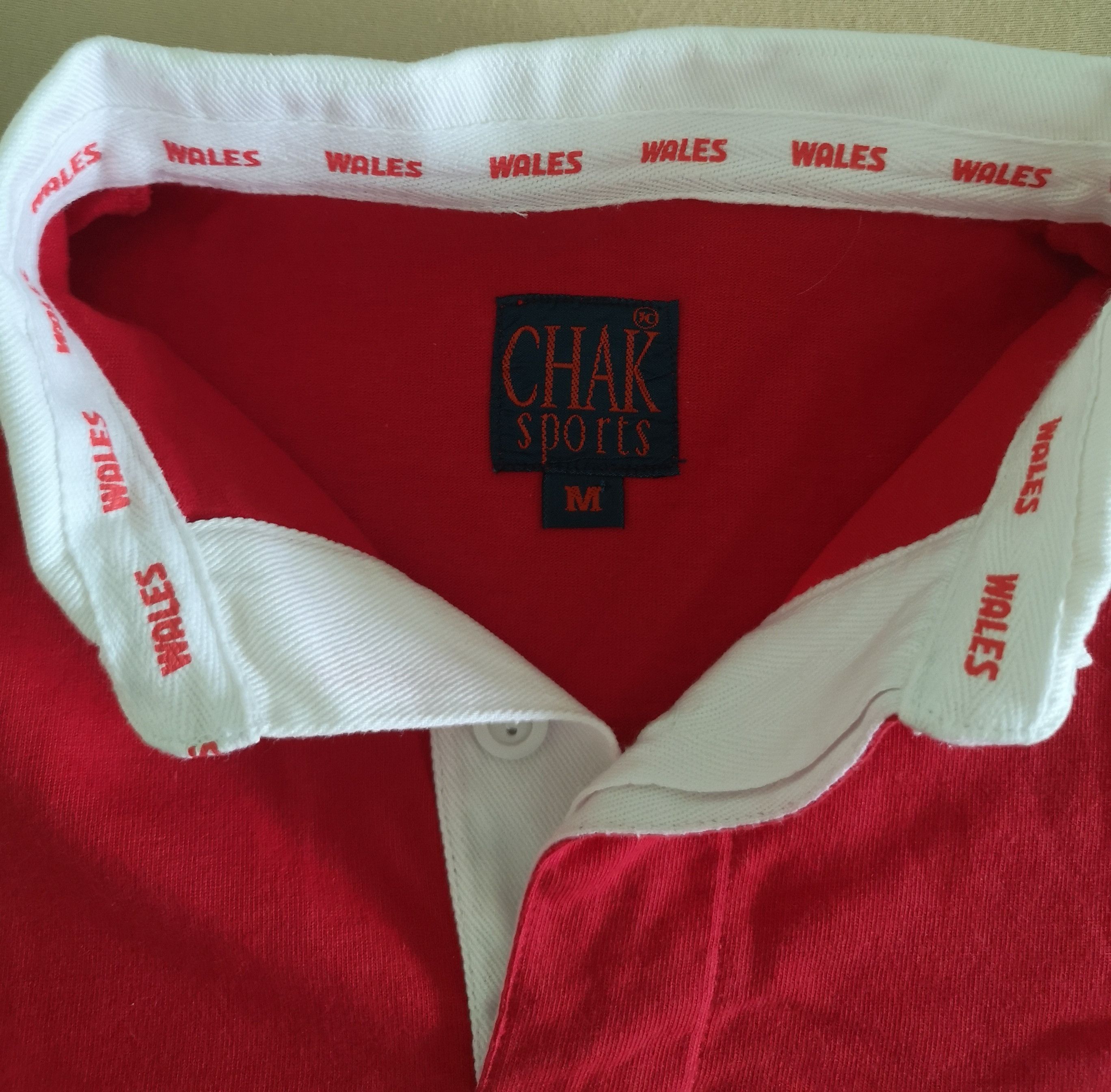 Other Shirt Wales WRU Chak Rugby Union Retro Vintage Size US M / EU 48-50 / 2 - 3 Thumbnail