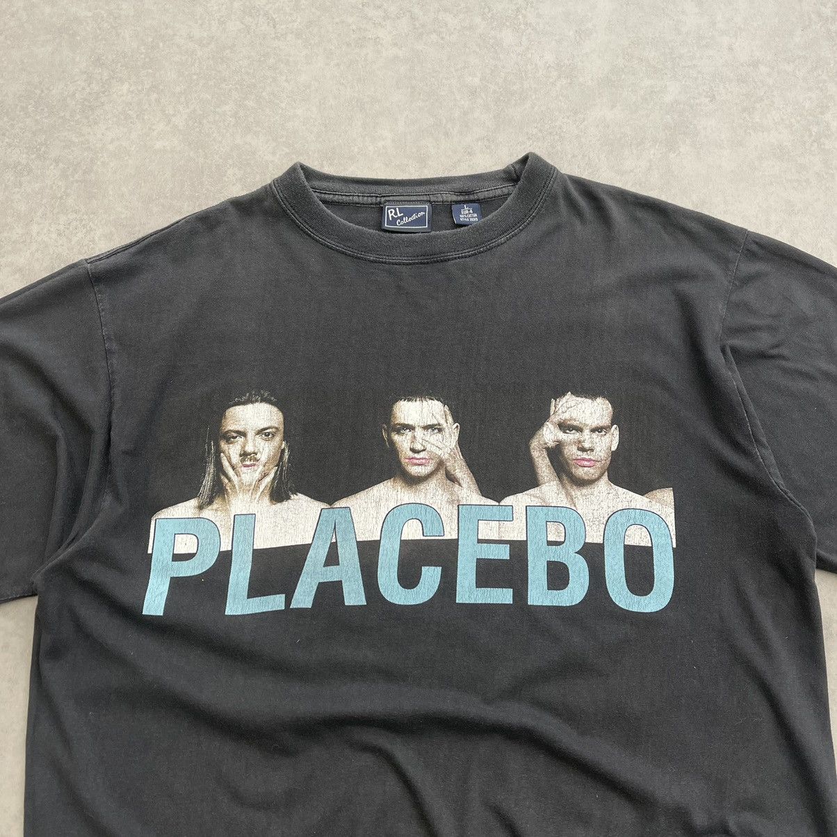 Band Tees Vintage 90s Placebo Full Band Photo Tee – Ultra Rare Size US L / EU 52-54 / 3 - 2 Thumbnail