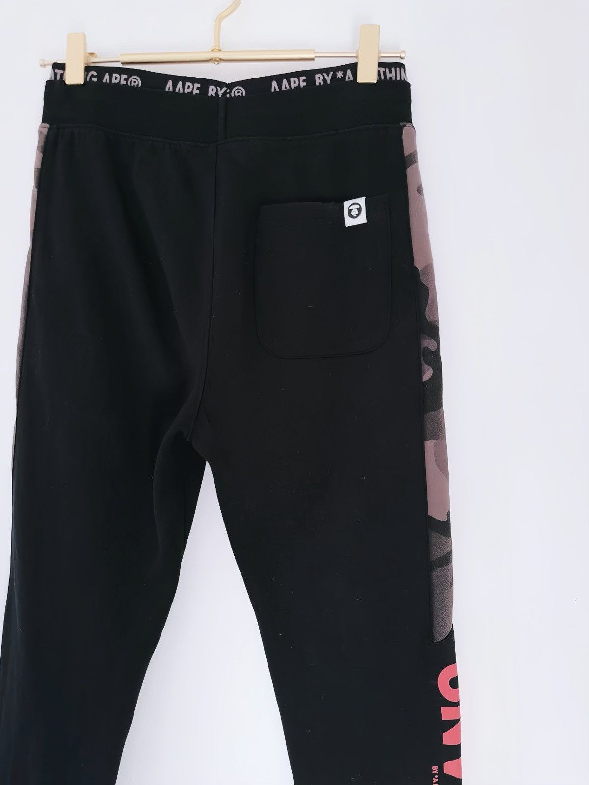 Aape × Bape Bape by A Bathing Ape® Logo embroidered Track Pants Size 26" / US 2 / IT 38 - 6 Thumbnail