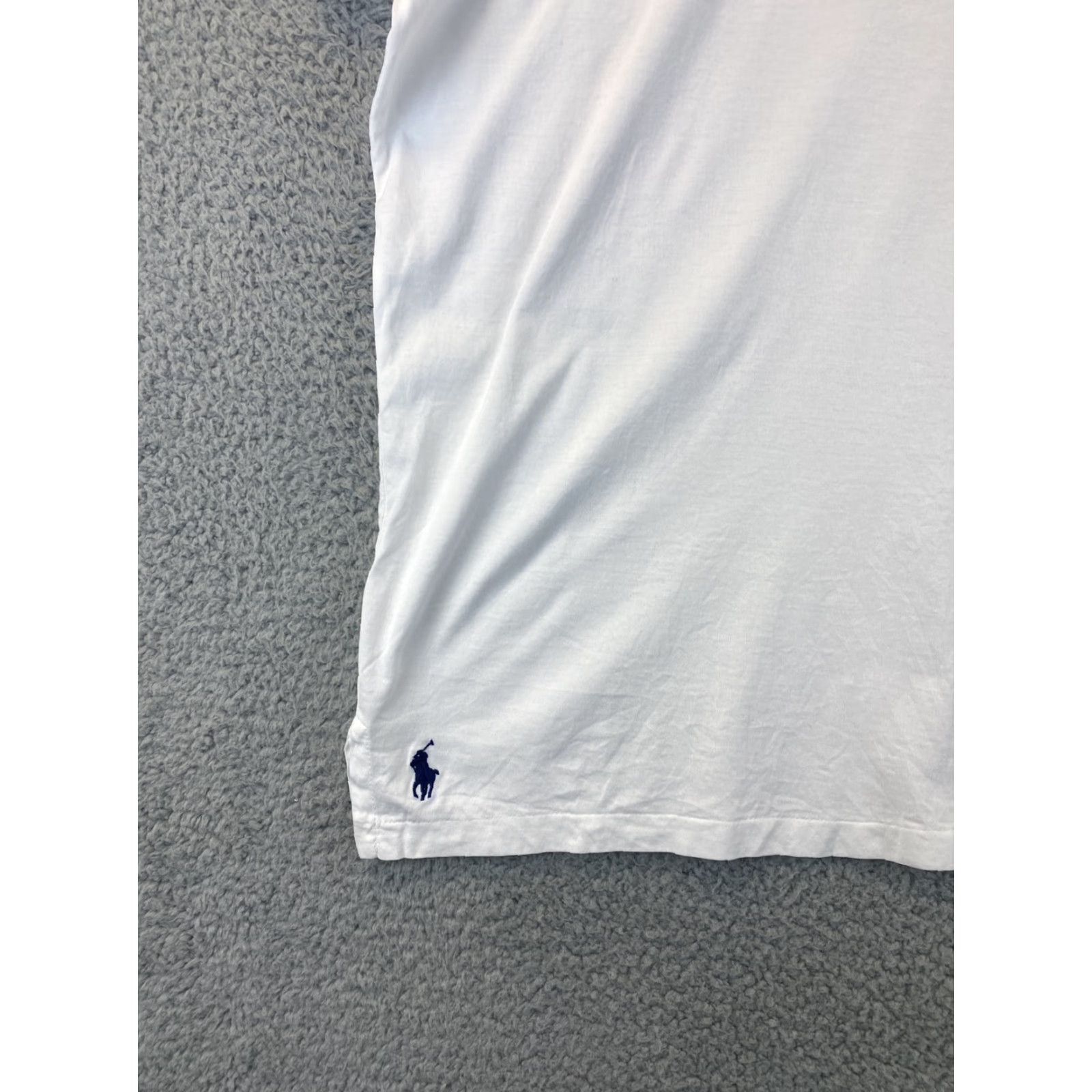 Polo Ralph Lauren Ralph Lauren Polo Shirt XL White Cotton Short Sleeve Pullover LIGHT / 61-19 Mens Regular Golf Casual Polo Ralph Lauren Shirt Size US XL / EU 56 / 4 - 4 Thumbnail