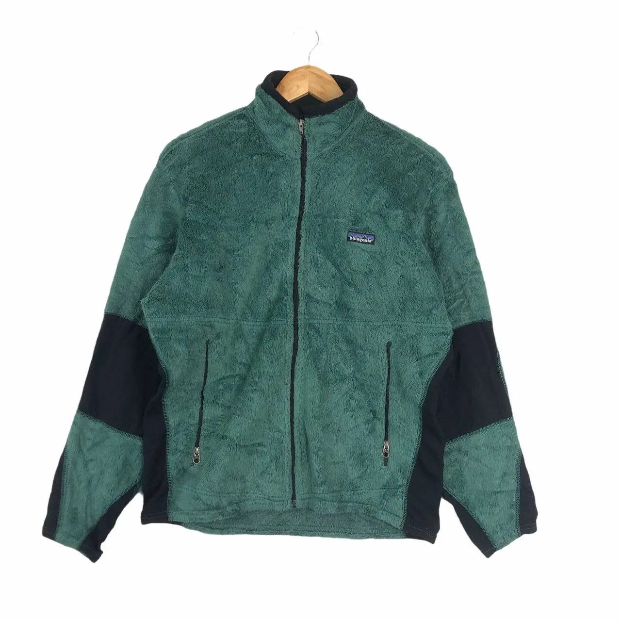 Patagonia Vtg 1999 PATAGONIA USA Polartec Regulator Green Fleece Size US S / EU 44-46 / 1 - 7 Thumbnail