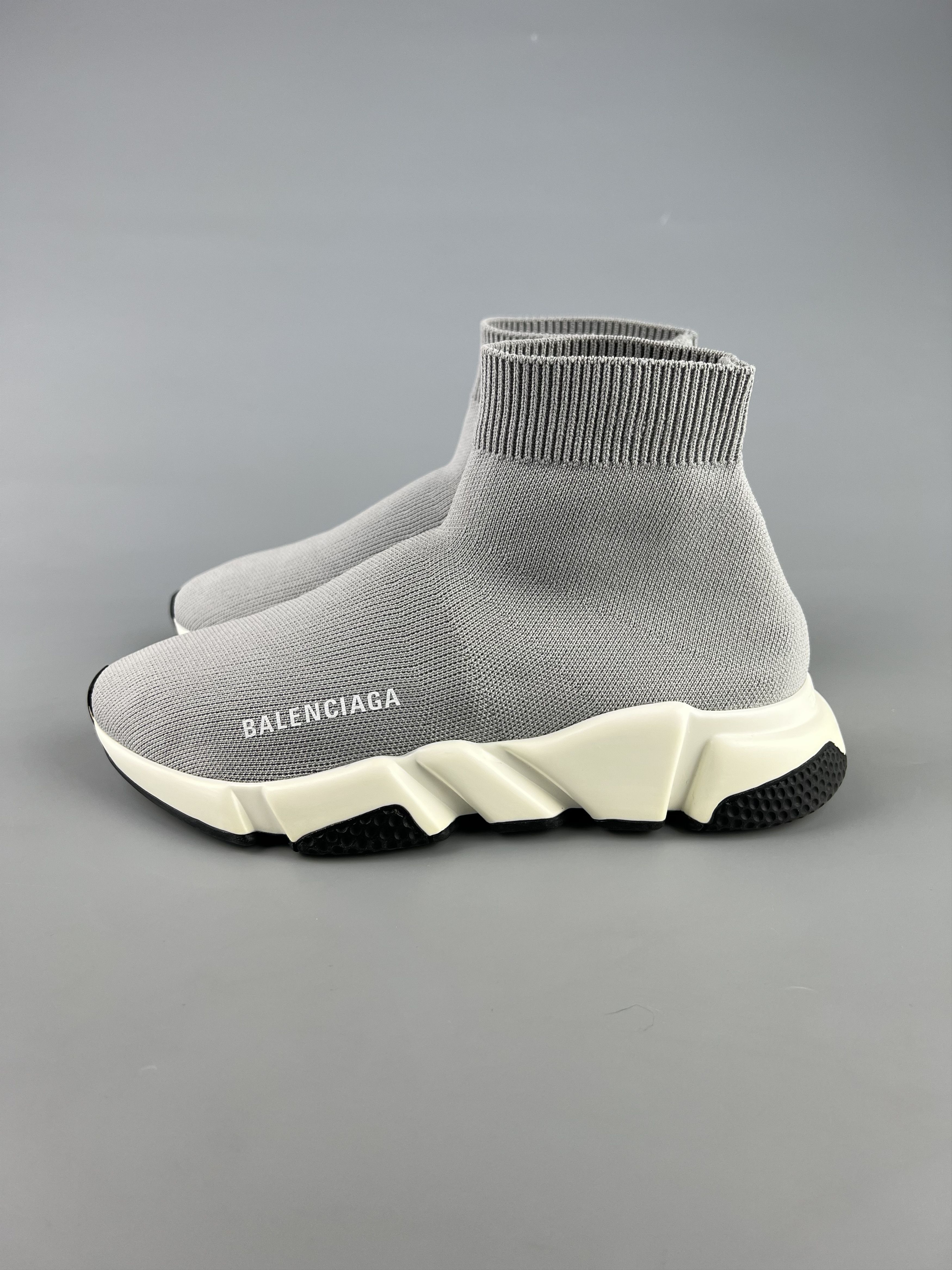 Balenciaga Balenciaga Knit Fabric Speed Trainer Hi-Top Sneakers Size US 7 / IT 37 - 1 Thumbnail